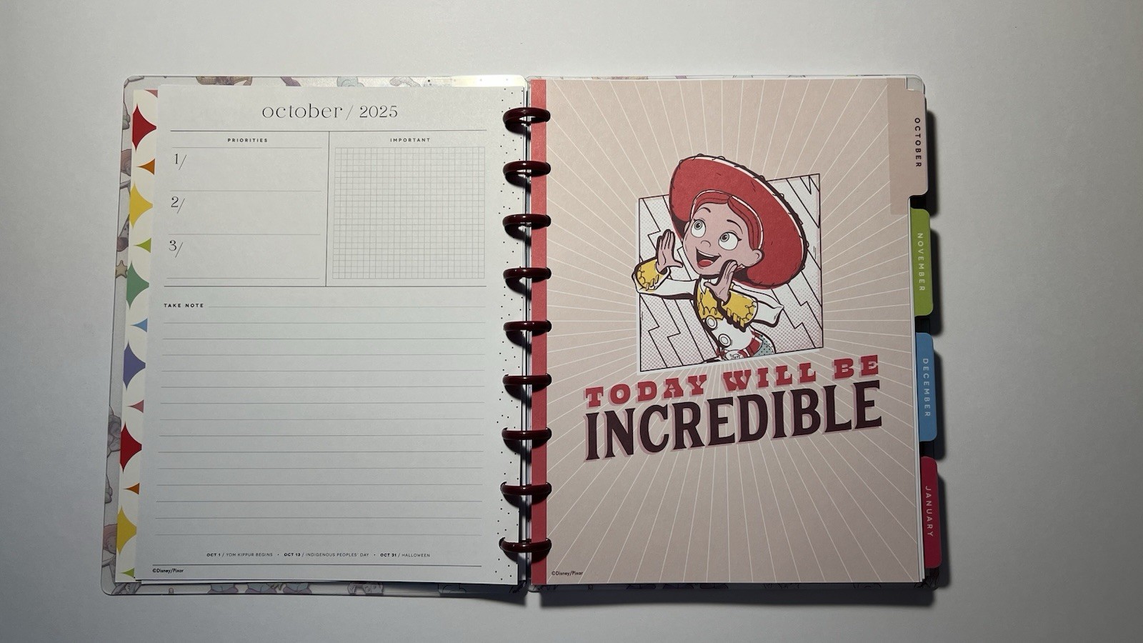 Happy Planner Disney Pixar Toy Story Large Weekly Monthly Planner 2025-2026 NEW