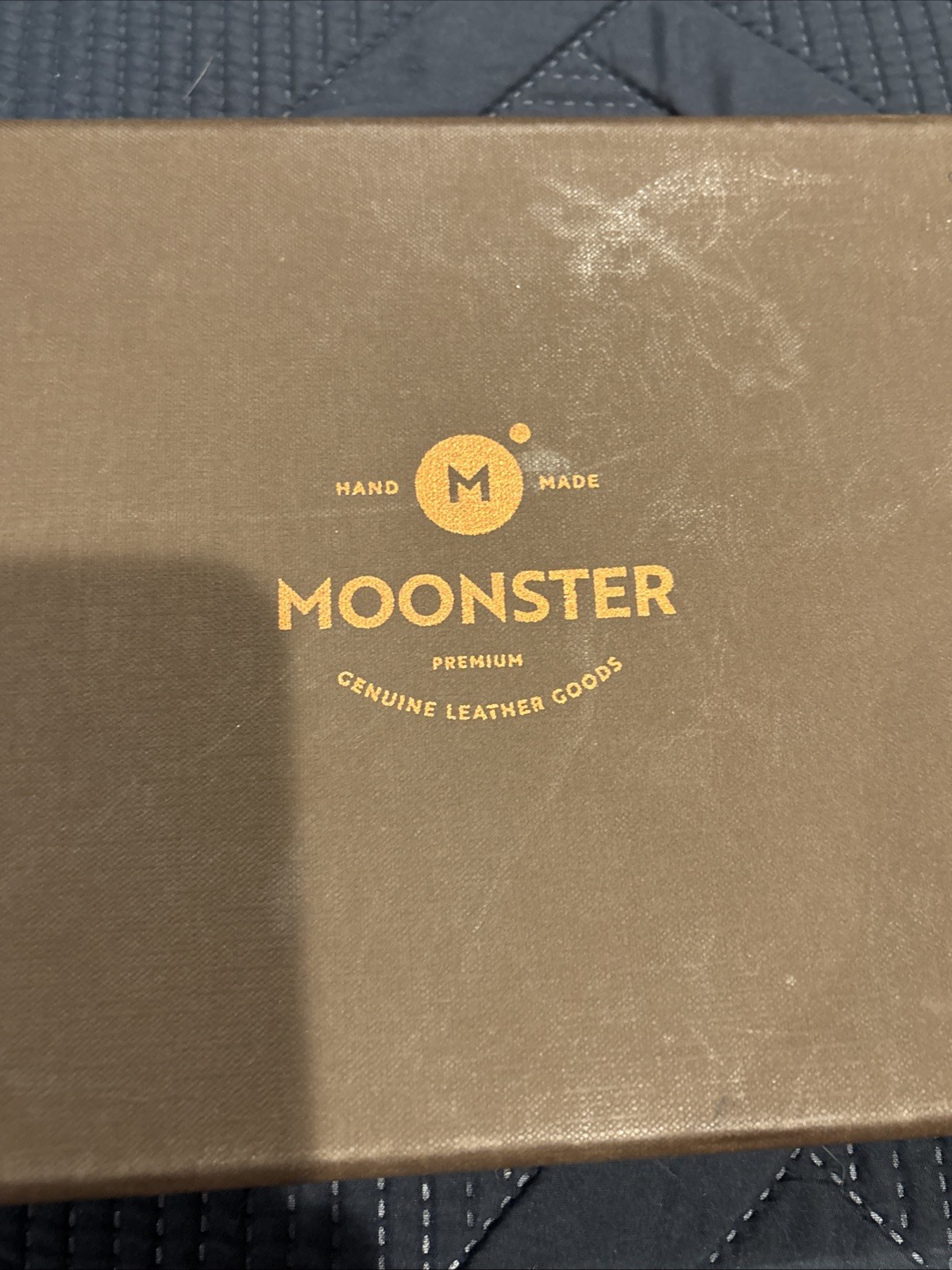 Moonster Leather Bound Notebook Cover Or Bible Cover Religious 6.5 X 8.5”