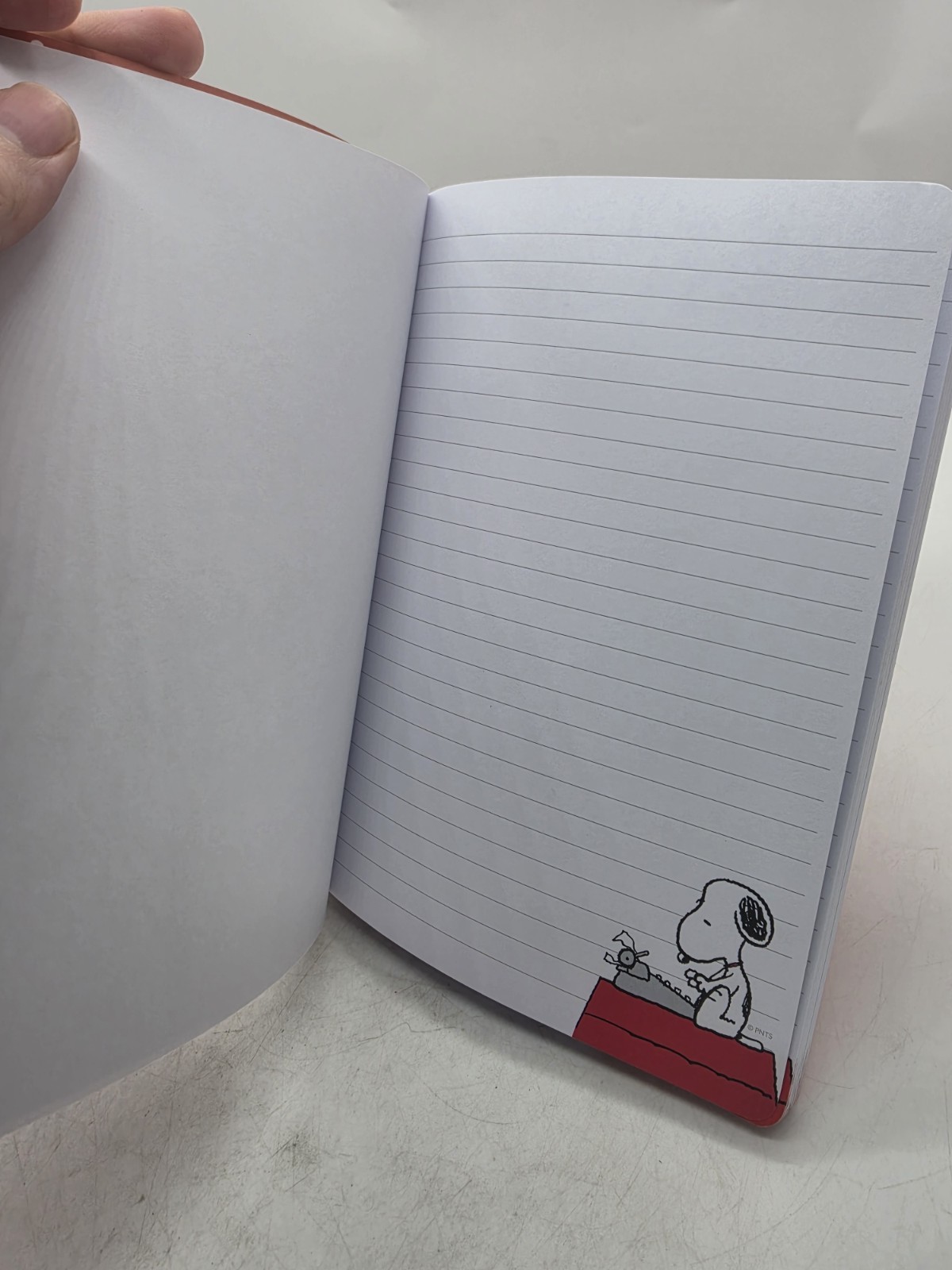 Snoopy Peanuts 200 Page Graphique Soft Cover Journal, Peanuts Typewriter Design