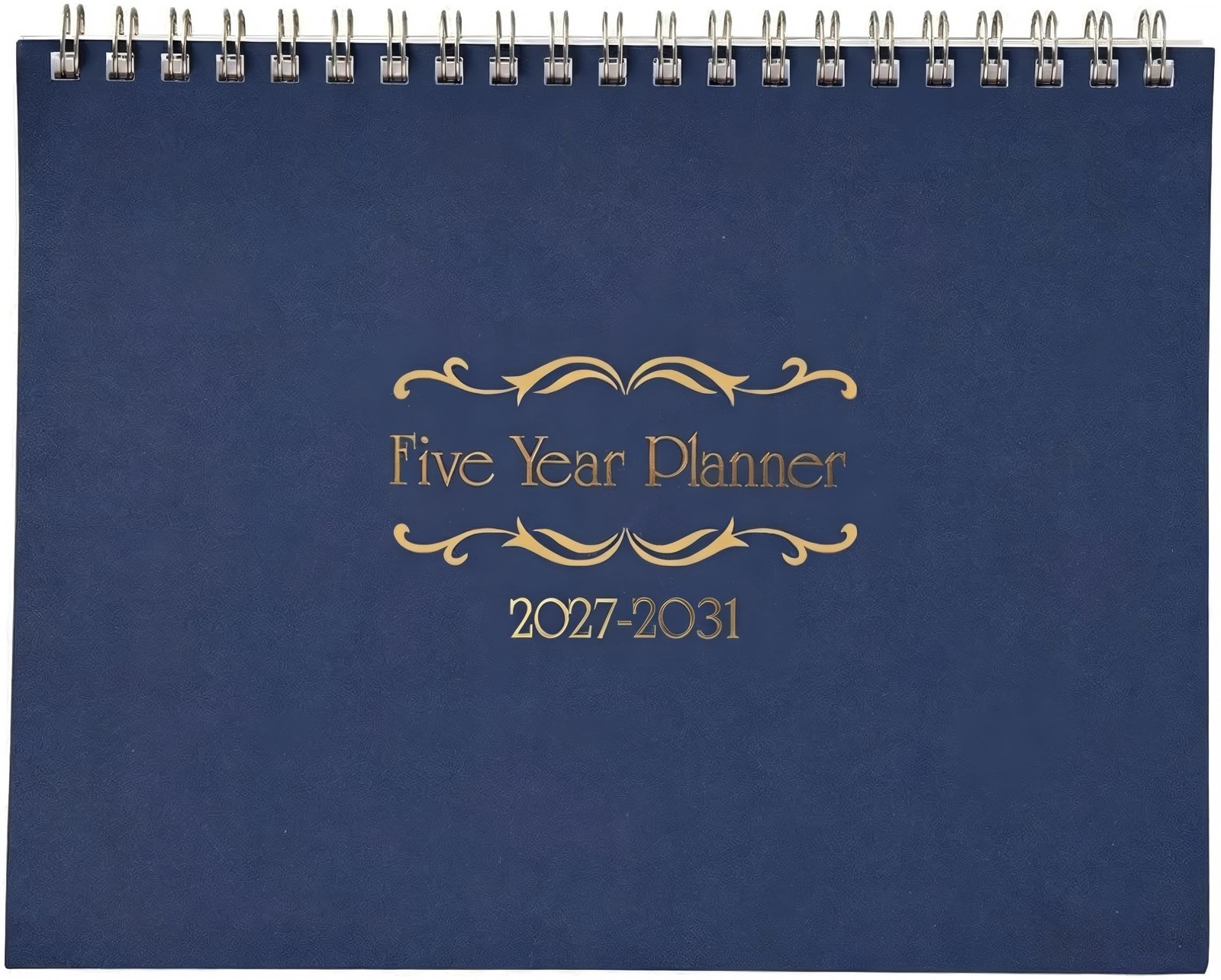 Ritadeshop 5 Year Calendar Planner Blue 11″ x 8.5″ Begin On Jan,