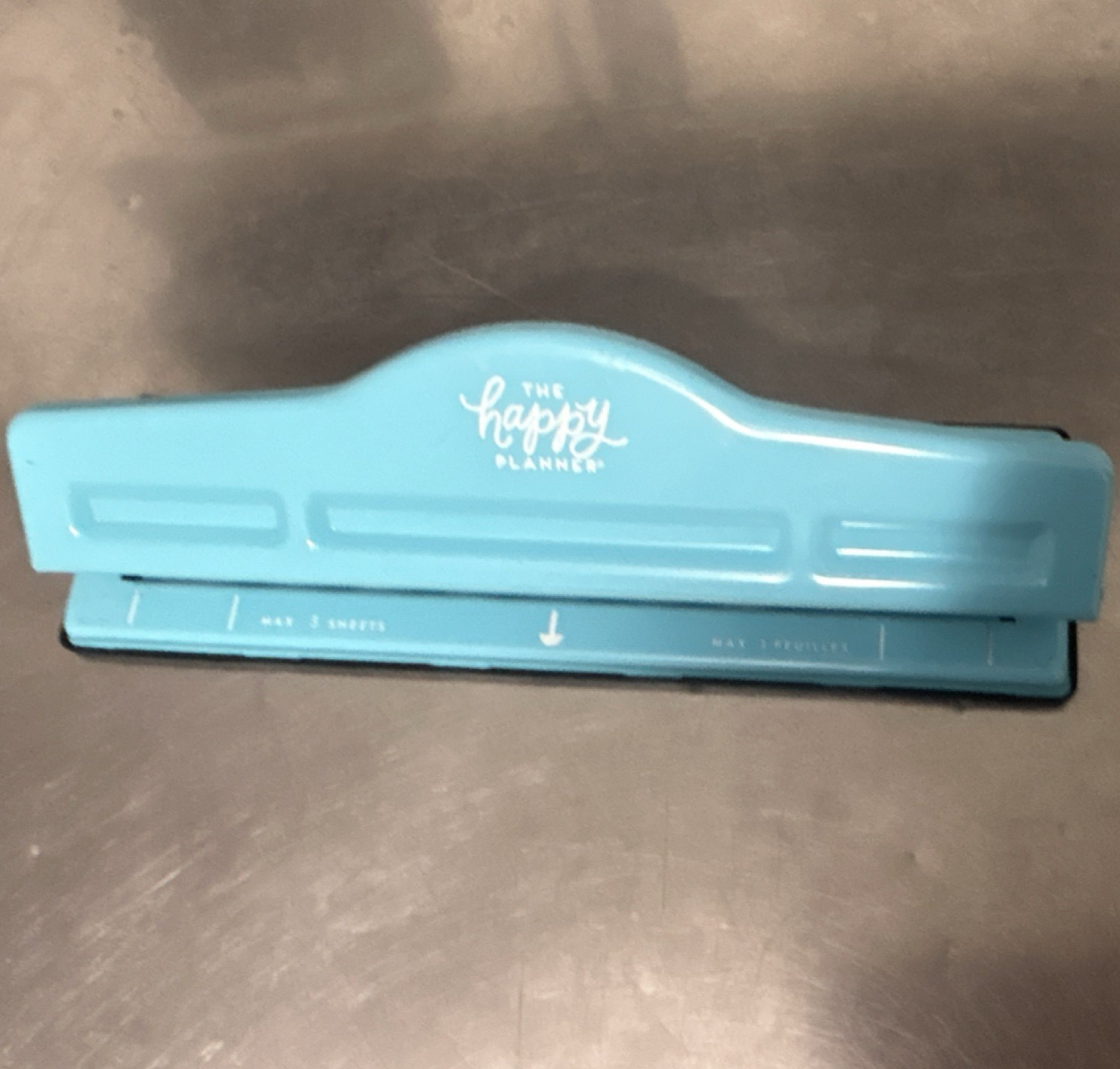 The Happy Planner Sheets Hole Punch, Blue Disc-Bound Planner Punch, Plastic