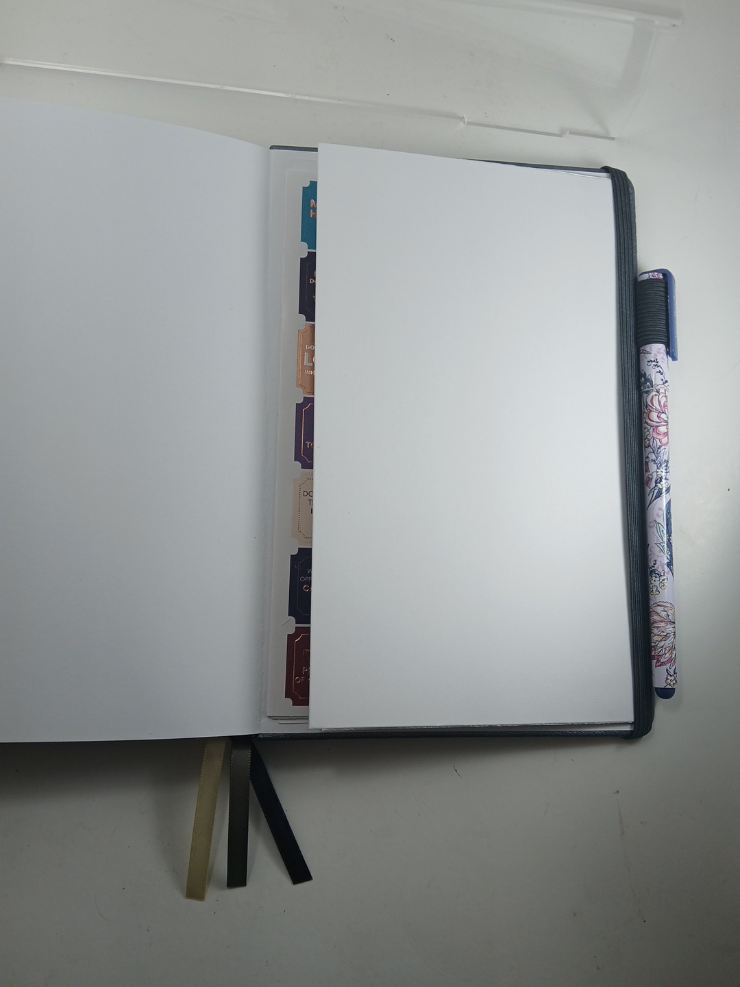 NEW Legend Blue Personal Planner Goal Tracker, w/ Vera Bradley Pin & Stickers