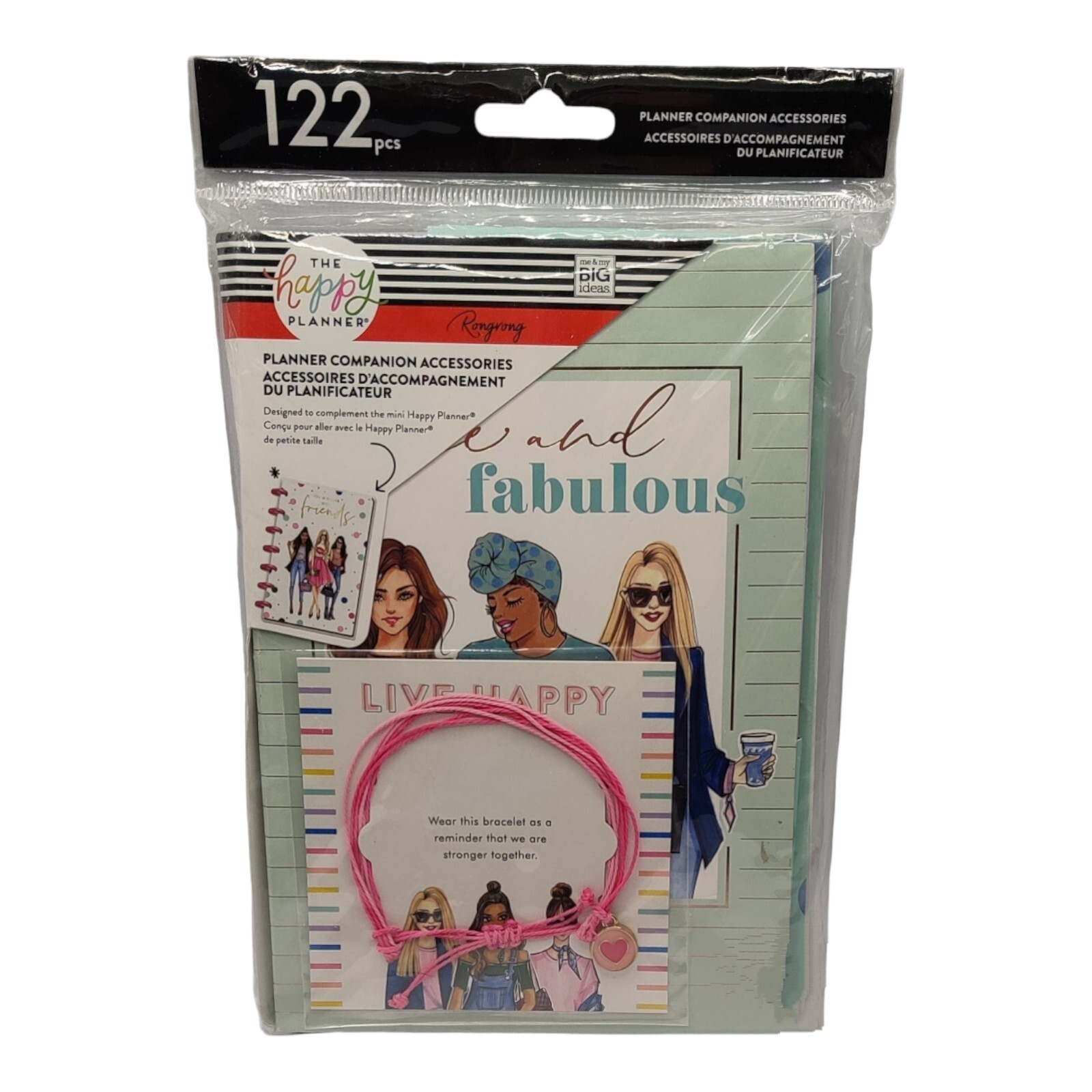 The Happy Panner Companion Accessories 122 pcs with charm bracelet 5.25″ x 8.25″