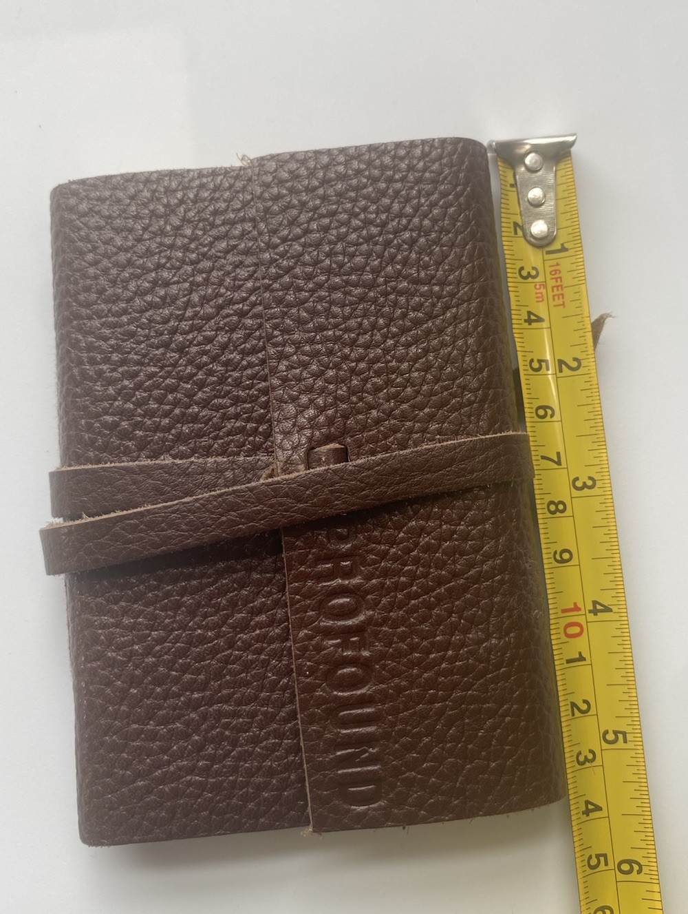 Profound Genuine Leather Journal Pocket Size Pre Owned Not Used! Refillable!!