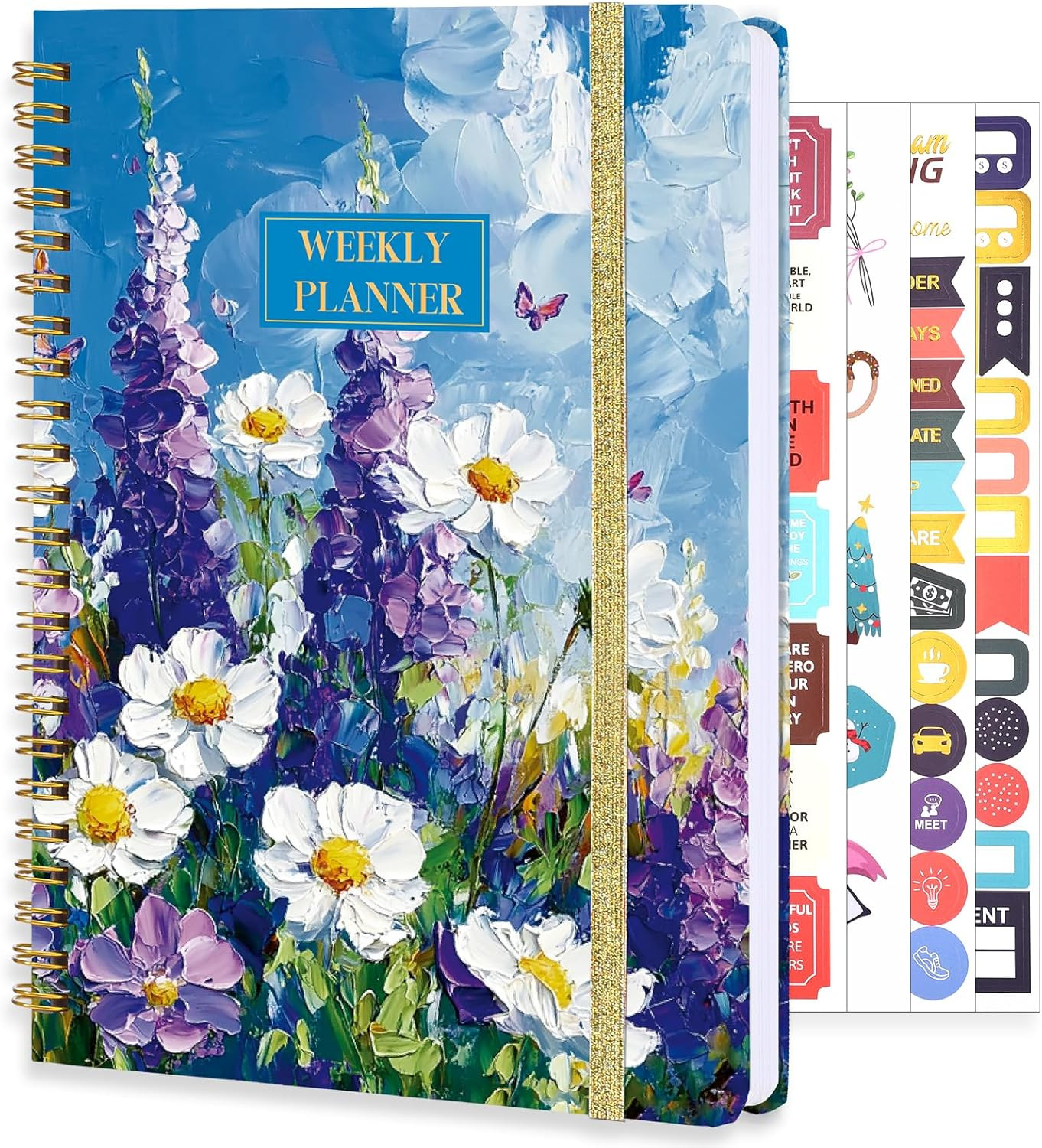 Undated Weekly Planner, A5 Weekly to Do List Notebook with Habit Tracker Spiral