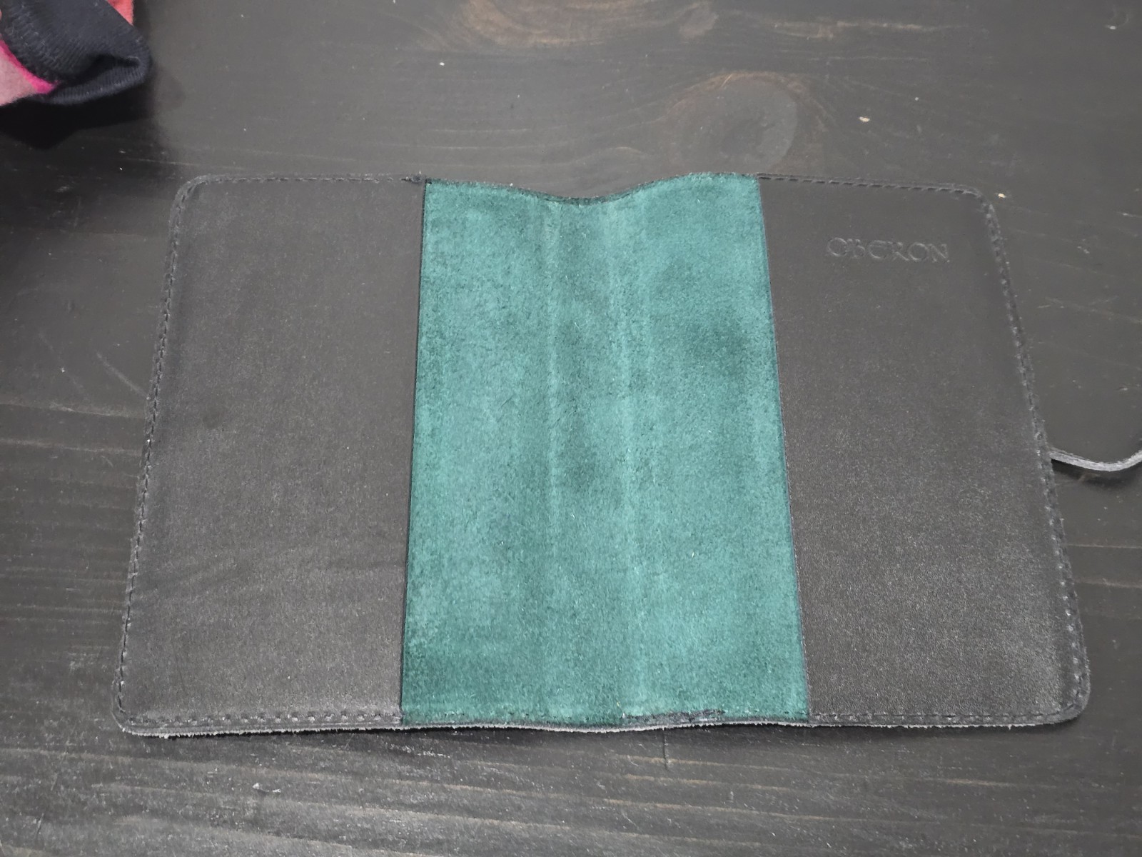 Oberon Leather Journal 5″ X 7″ Cover Celtic Motif Green #2