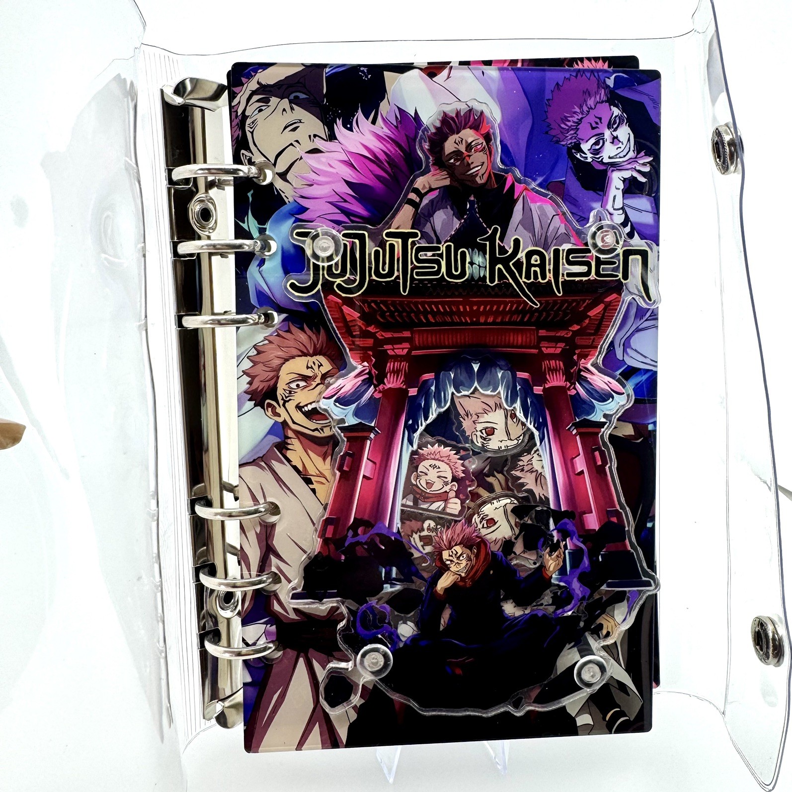 Sukuna JJK Jujutsu Kaisen Anime Acrylic Shaker Notebook (B6 size)