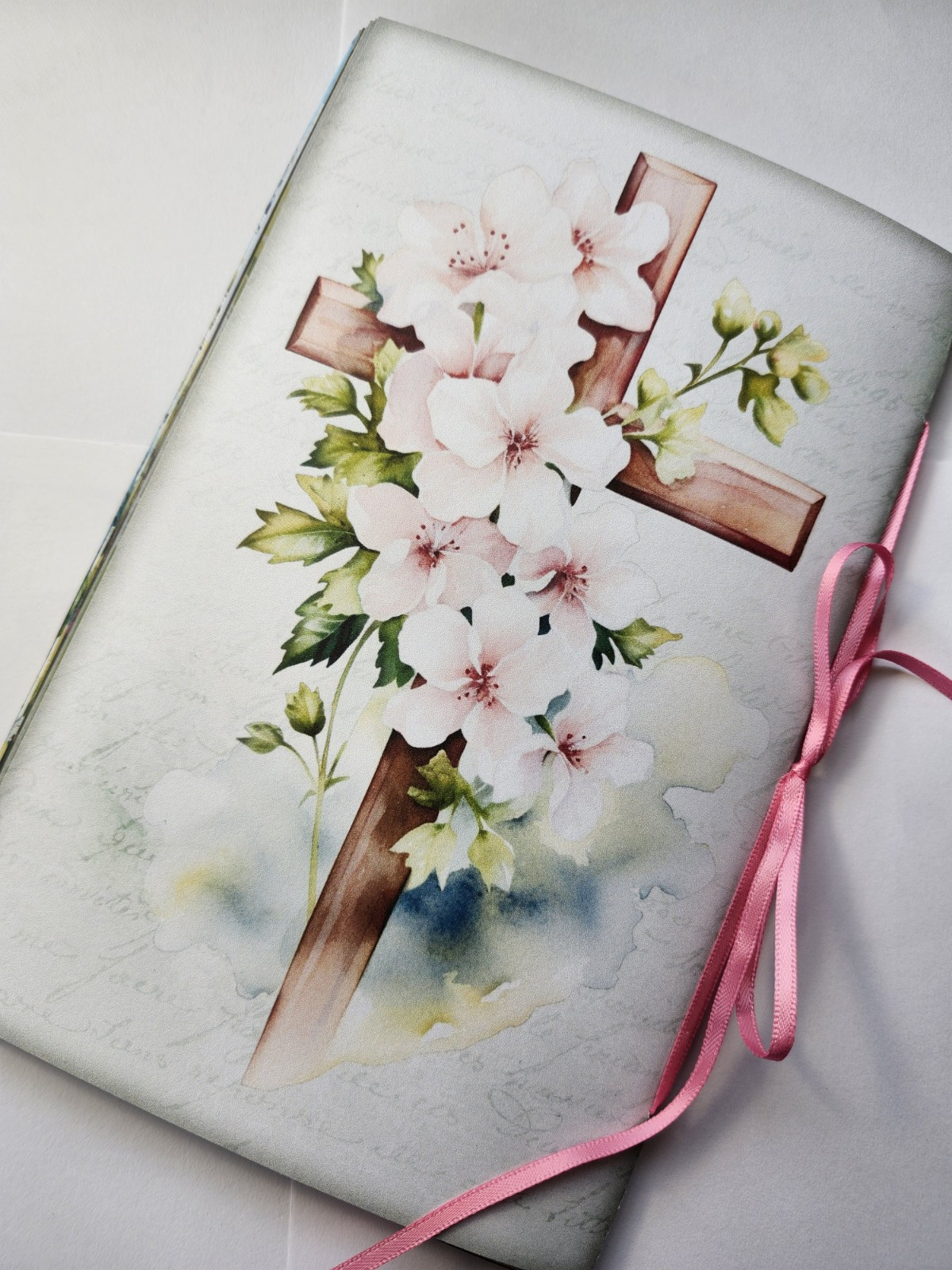 Junk Journal Blank Booklet “EASTER BLESSINGS” HANDMADE Easter Spring 5.5″x8.5