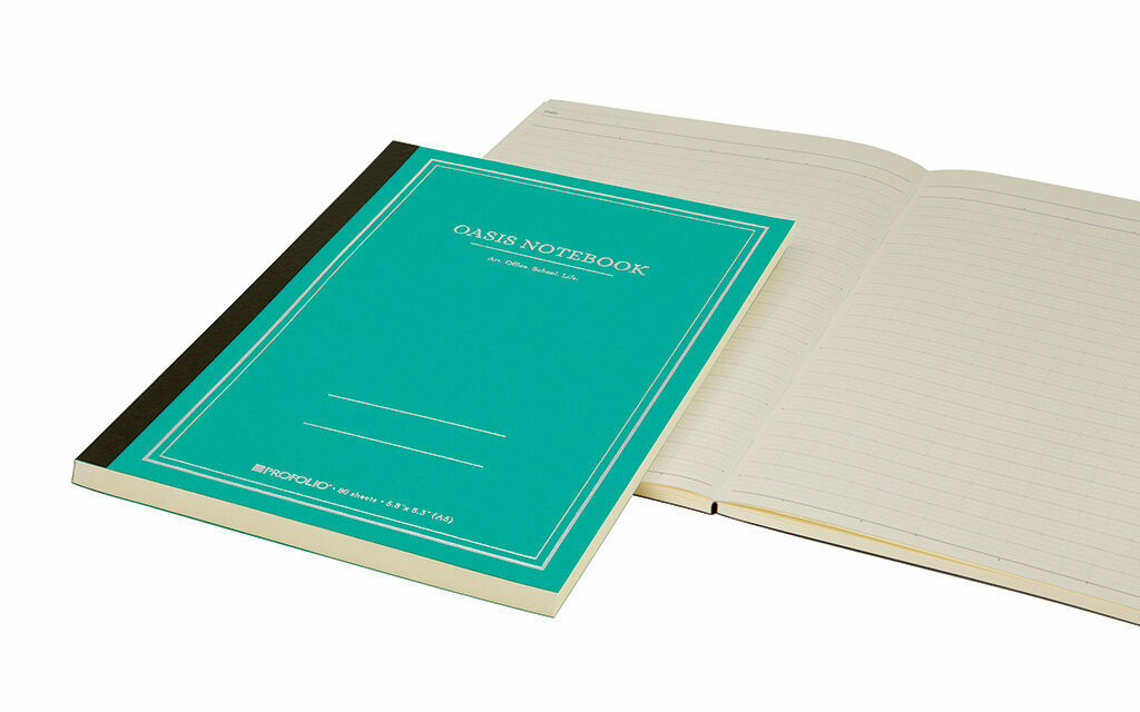 Itoya Profolio Oasis Lined Notebook in Wintergreen – B5 – 7×9.9″ – 1 Piece – NEW