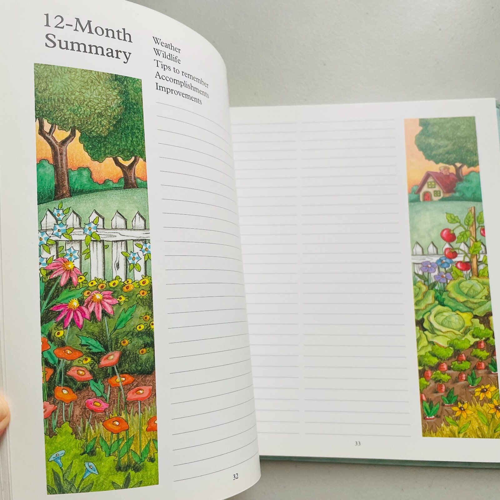 Mary Engelbreit Gardeners Journal 9×8” Vintage READ