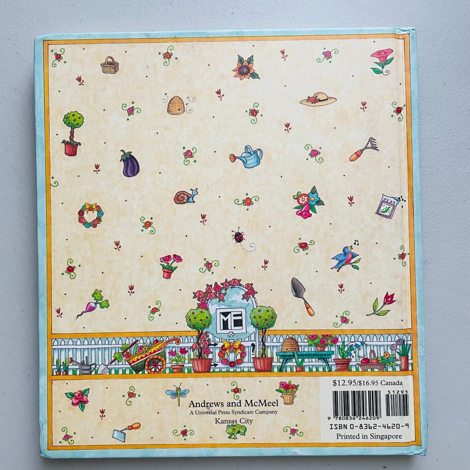Mary Engelbreit Gardeners Journal 9×8” Vintage READ