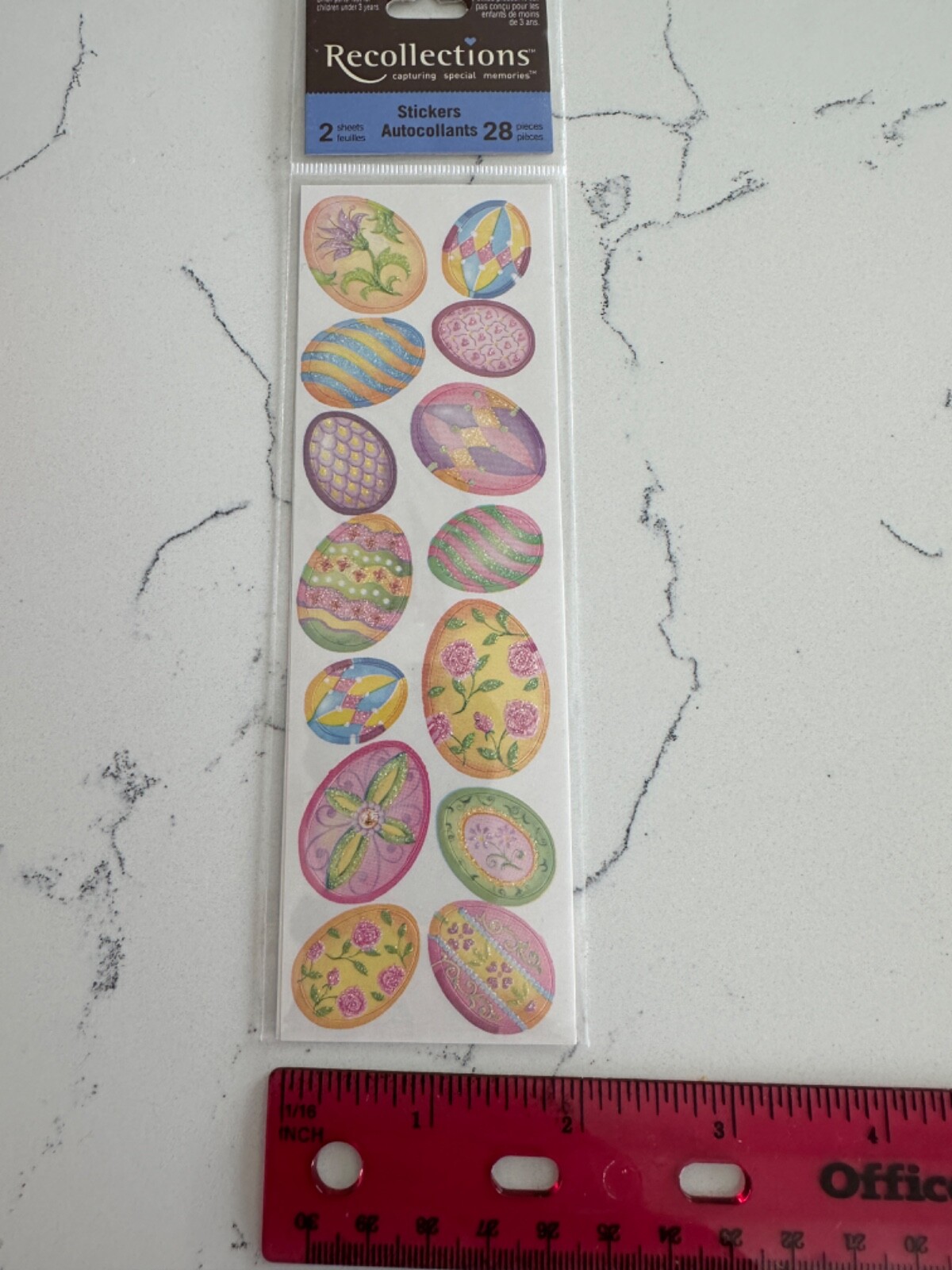 Recollection Capturing Special Memories 28PC Multi Color & Sizes Scrapbooking