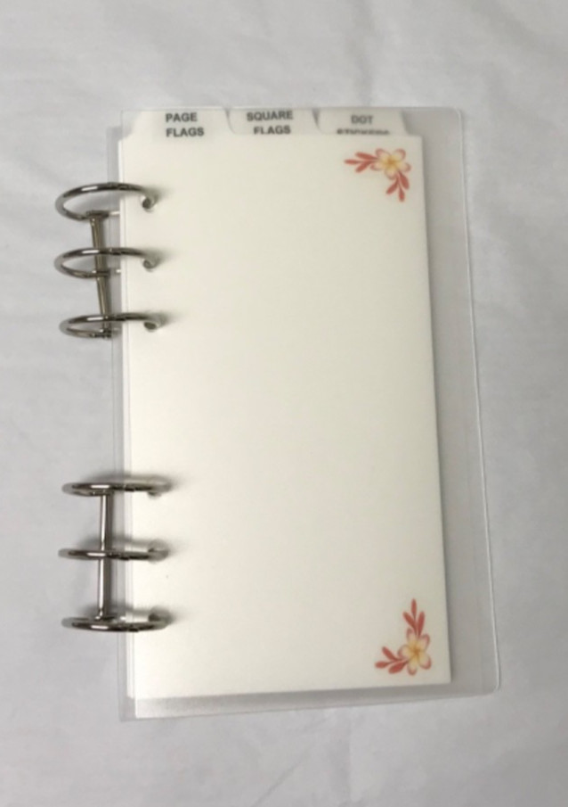 C & P Cloth and Paper Personal Size Agenda- 1 inch rings with plastic cover