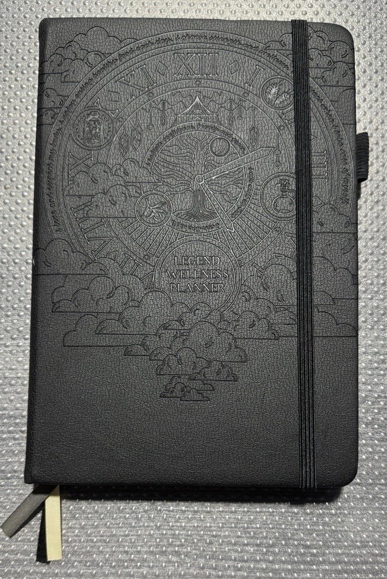 Legend Wellness Planner Journal Daily Food, Calorie,Activity Tracker W/ Stickers
