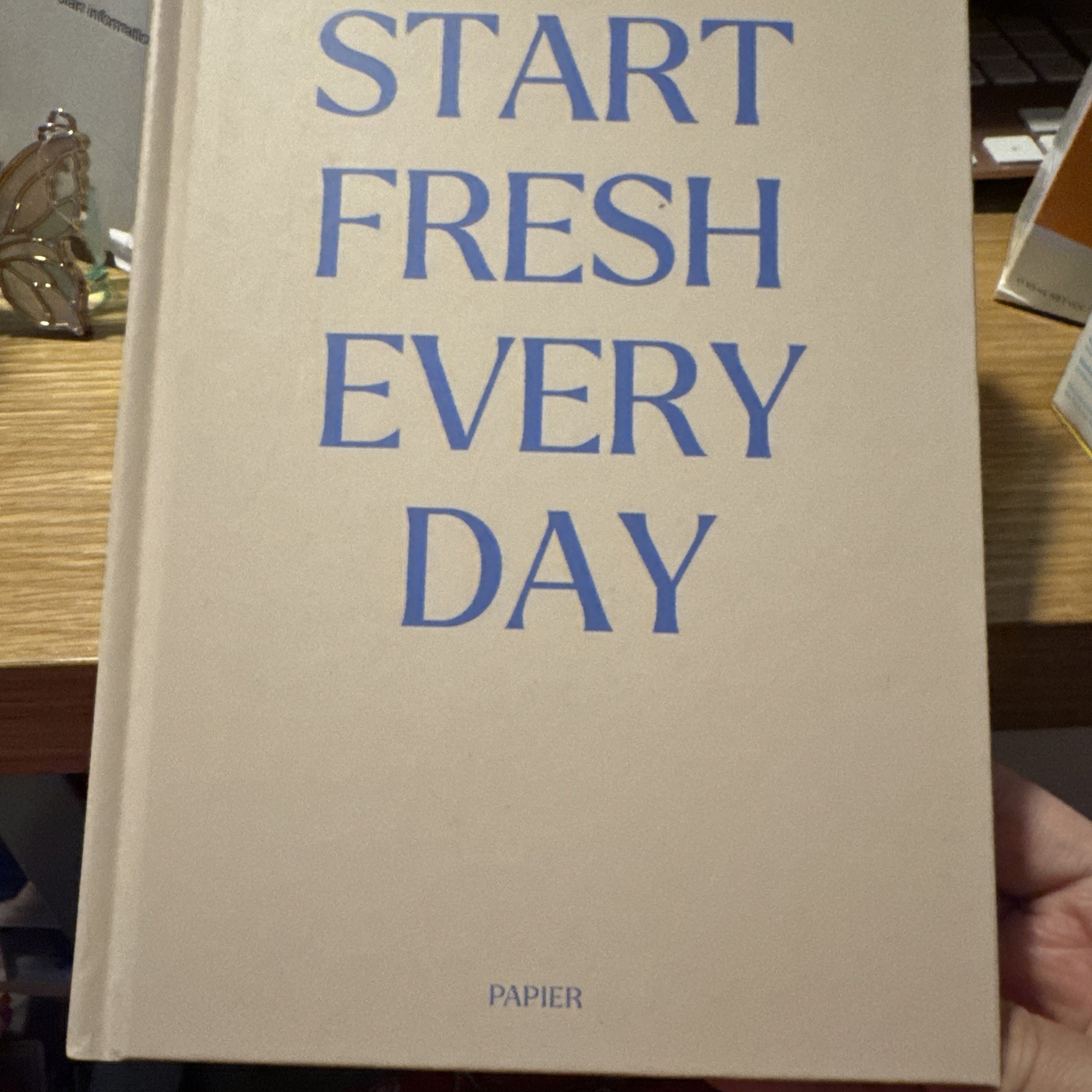 Papier Start Fresh Every Day Productivity Planner Hardcover 192 Pages Organizer￼