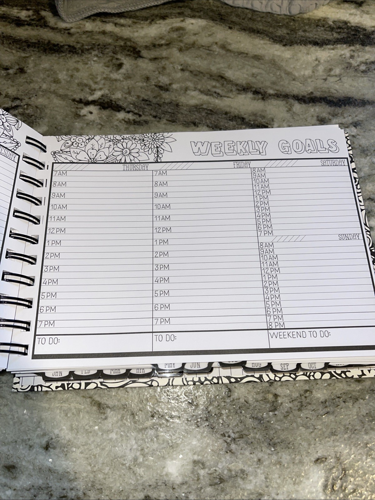 18month Doodle Planner 8.5 In X 6.5 In NEW old Stock RECOLLECTIONS brand