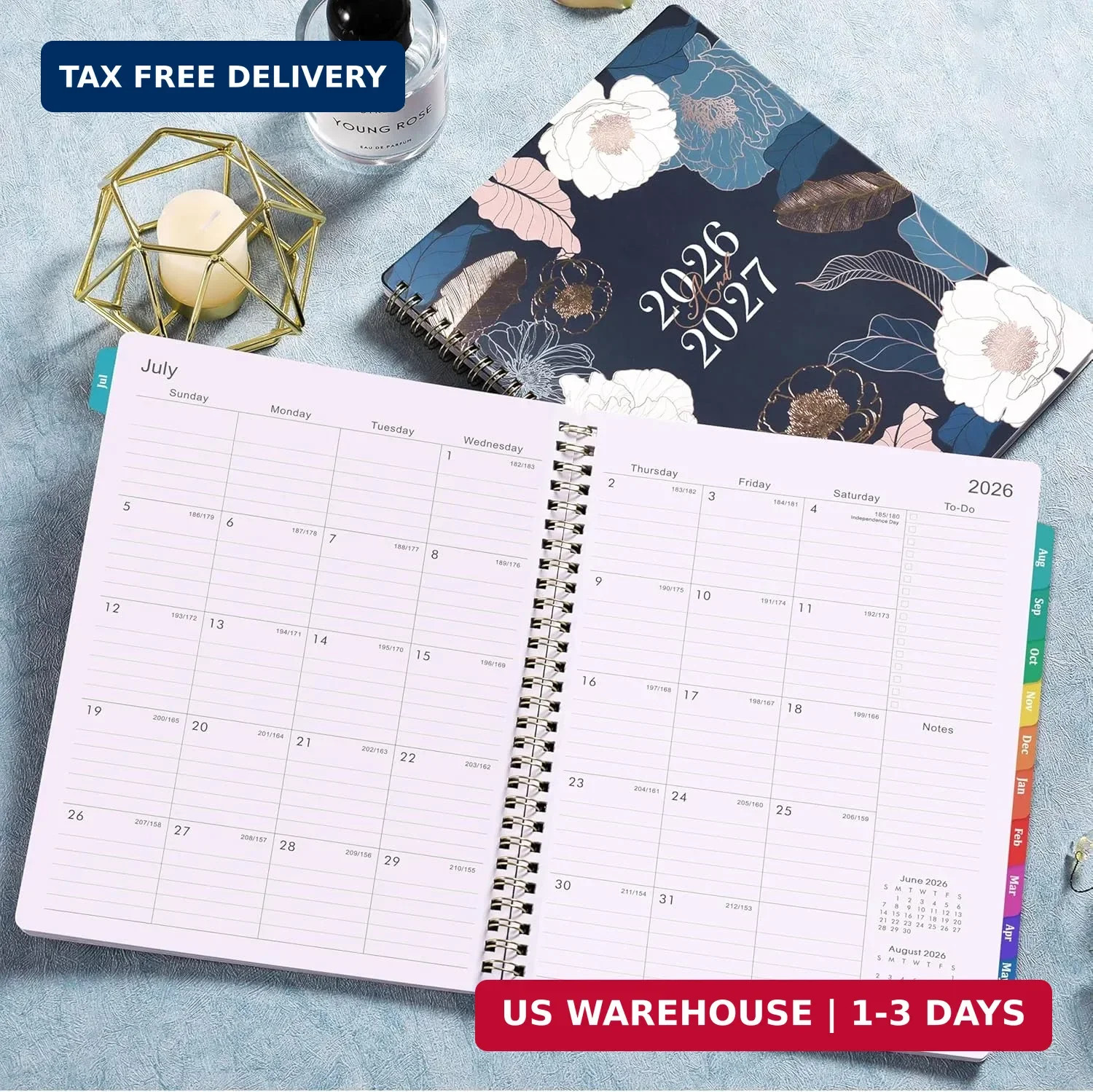 Planner 2026-2027 – Academic Planner 2026-2027, Jul.2026 – Jun.2027, 9″ x 11″, 2