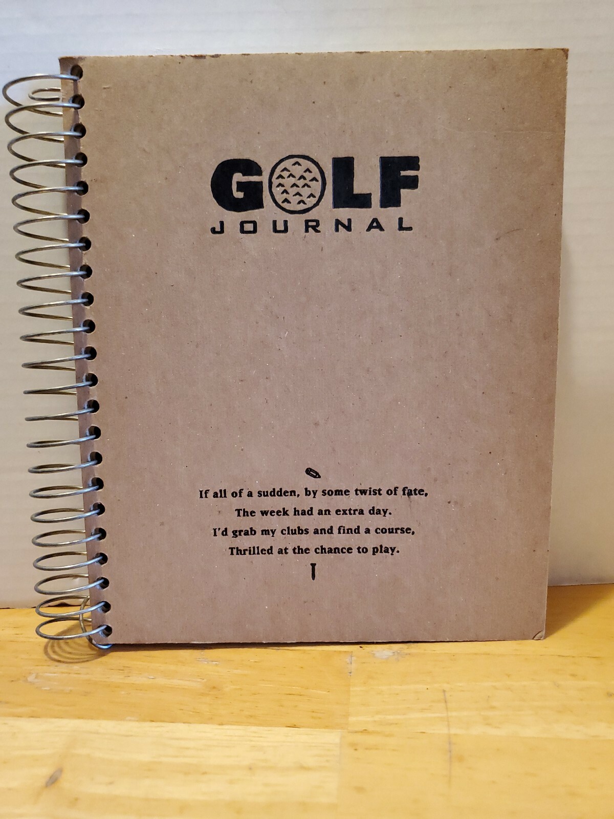 Vintage 1994 GOLF Journal by Pamela Barsky Never Used GREAT GIFT