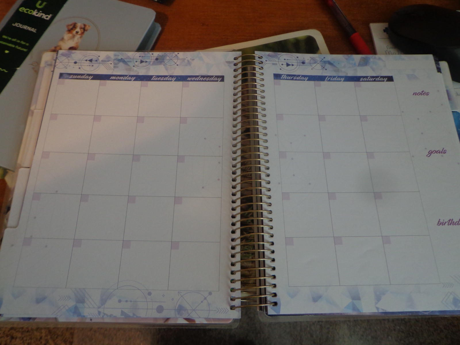 NEW – Stars Calendar and Notebook by Paper House 9.5 x 8