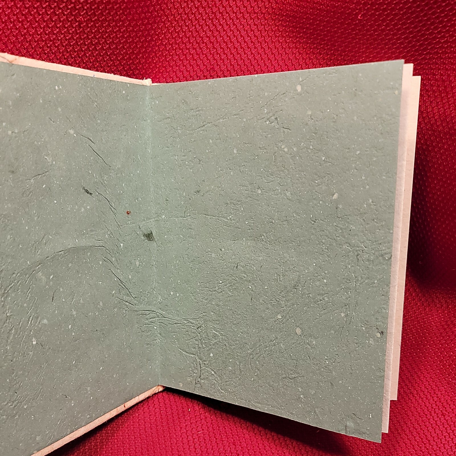 6″ x 8″ 80 Page JOURNAL hand painted RECYCLED thick cardstock fiber paper diary