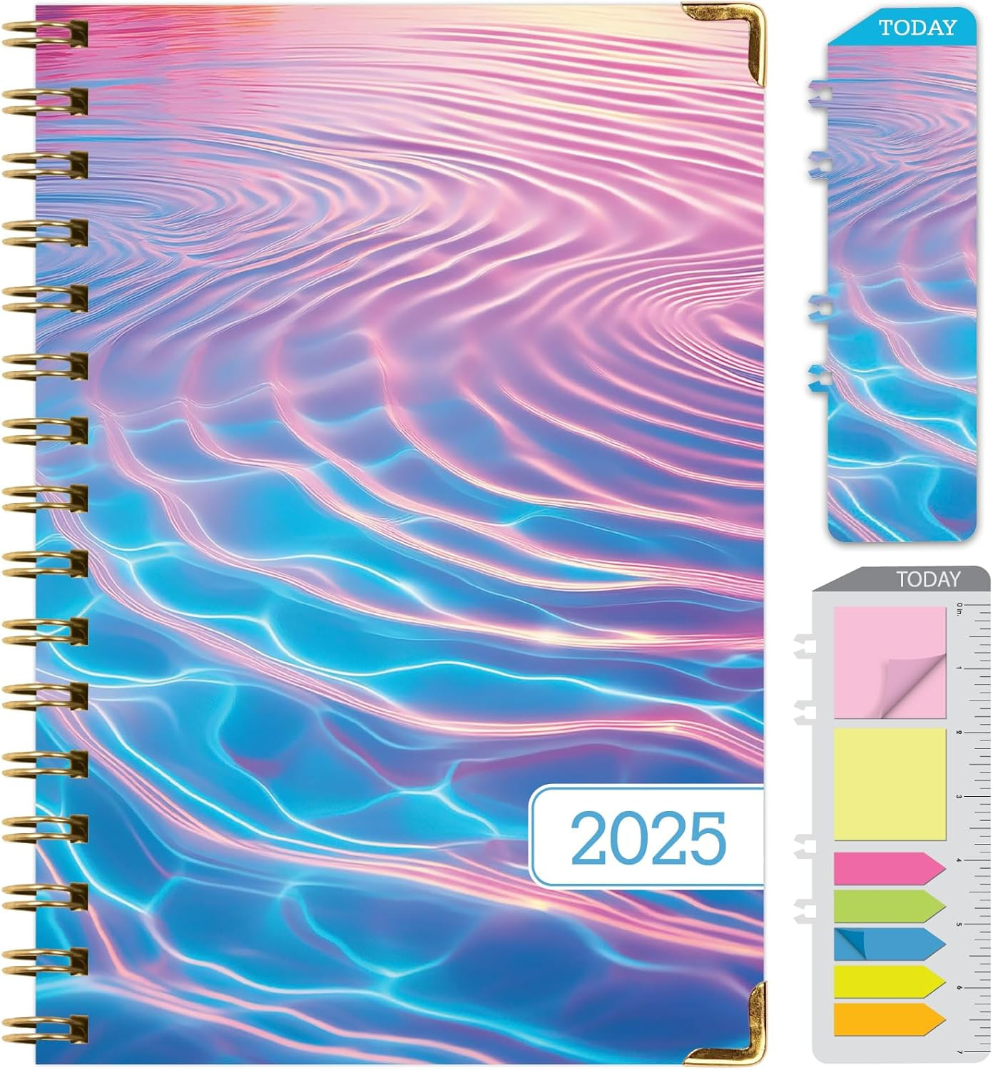 HARDCOVER 2025 Planner, 5.5″X8″: 14 Months (November 2024 – December 2025), Dail