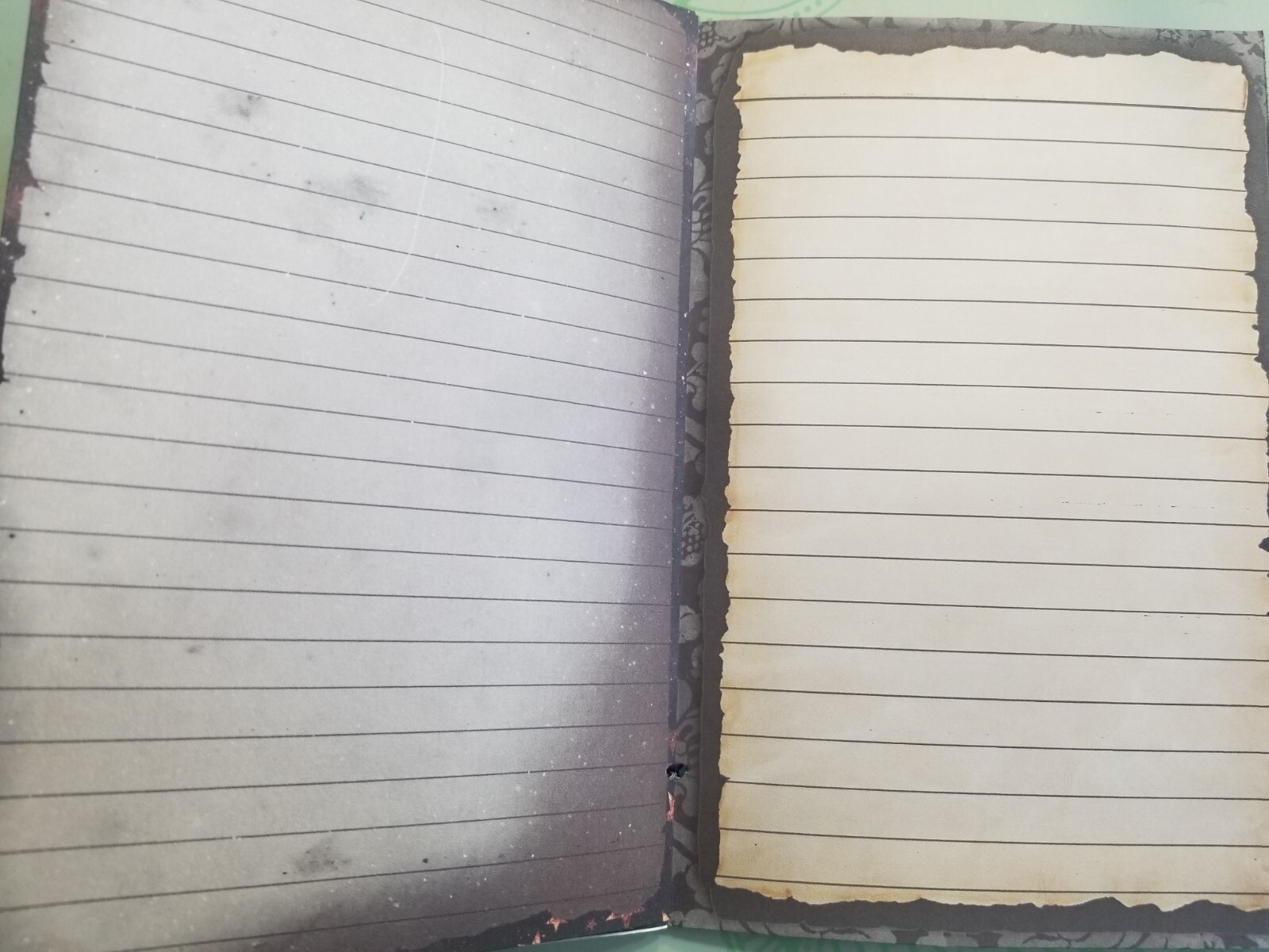Junk Journal Blank Booklet “BEWITCHED NIGHT” HANDMADE GRIMOIRE LG 8.5″x5.5″ 40pg