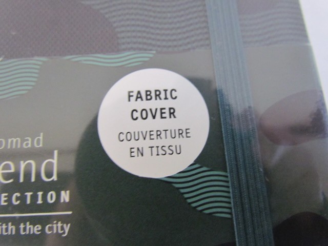 Retired Moleskine Fabric Camouflage Nomad Notebook Fabric Cover Line Ruled