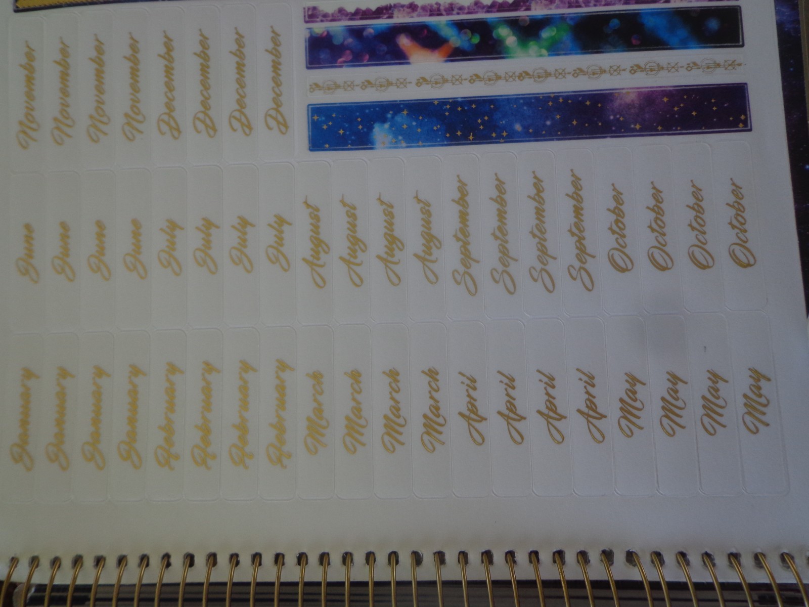 NEW – Stars Calendar and Notebook by Paper House 9.5 x 8
