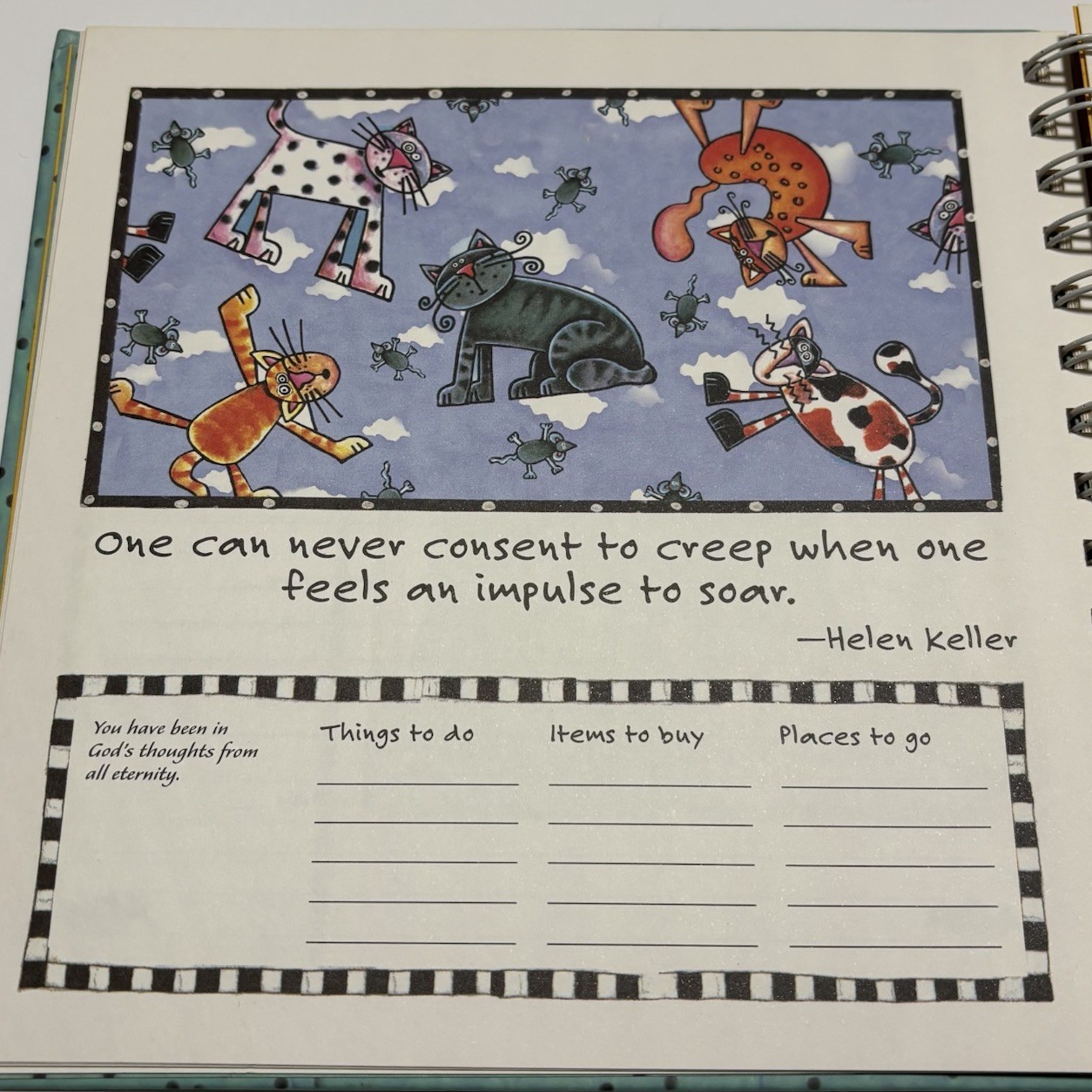 NEW “A Daily Agenda” by Michelle Allen, undated 52 week planner
