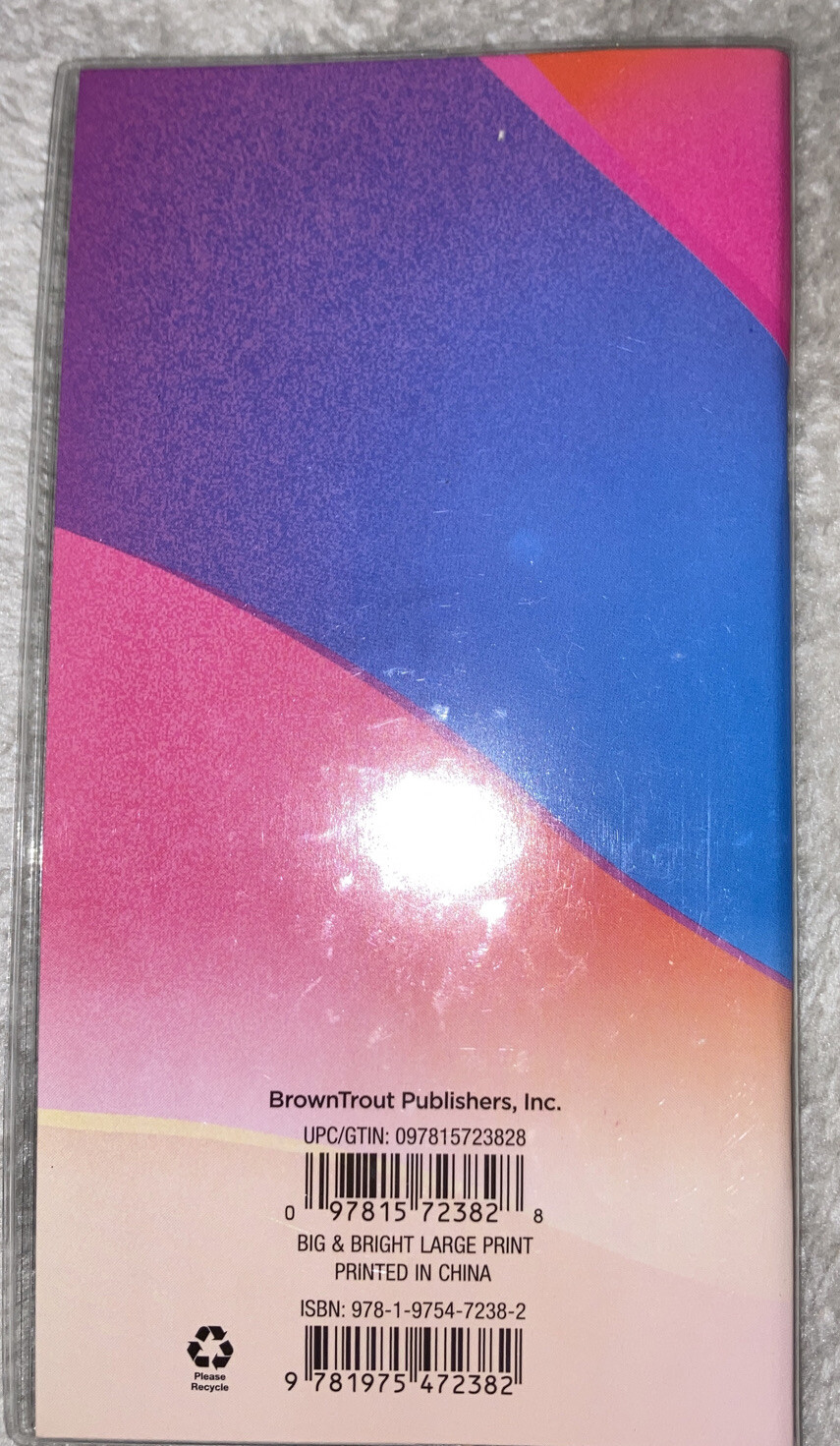 Brown Trout 2-Year Big & Bright Monthly Pocket Planner, 3-1/2” x 6-1/2”