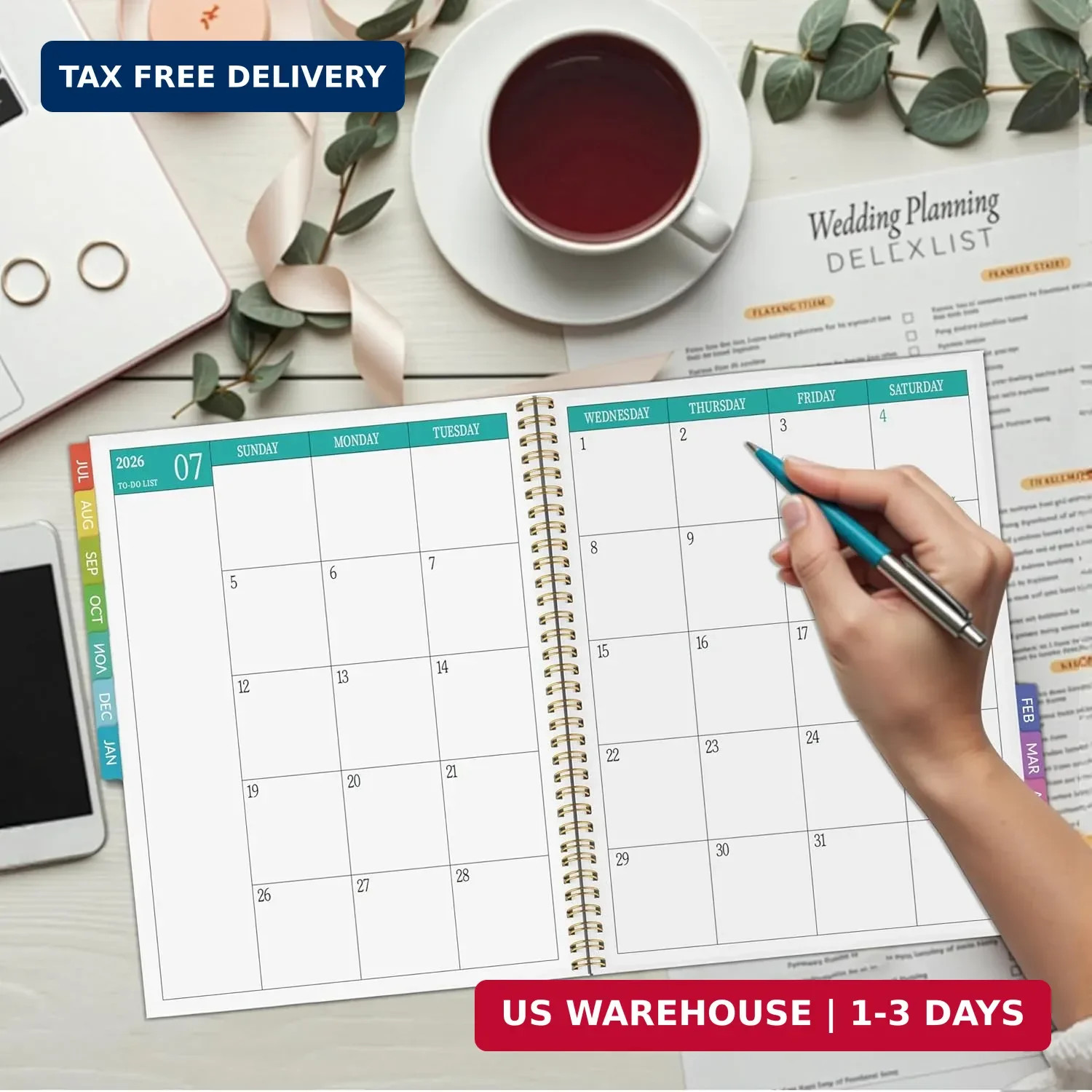 Teacher Planner 2026-2027 – Teacher Planner 2026-2027 Academic Year, 8.7″ x 10.8