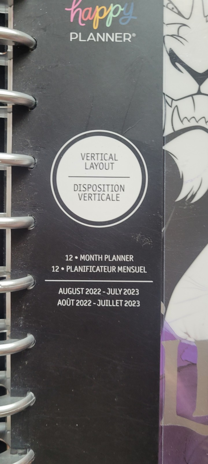 ‘Happy Planner’ DISNEY VILLAINS & MICKEY-12 MONTH CALENDAR @2 OUTDATED