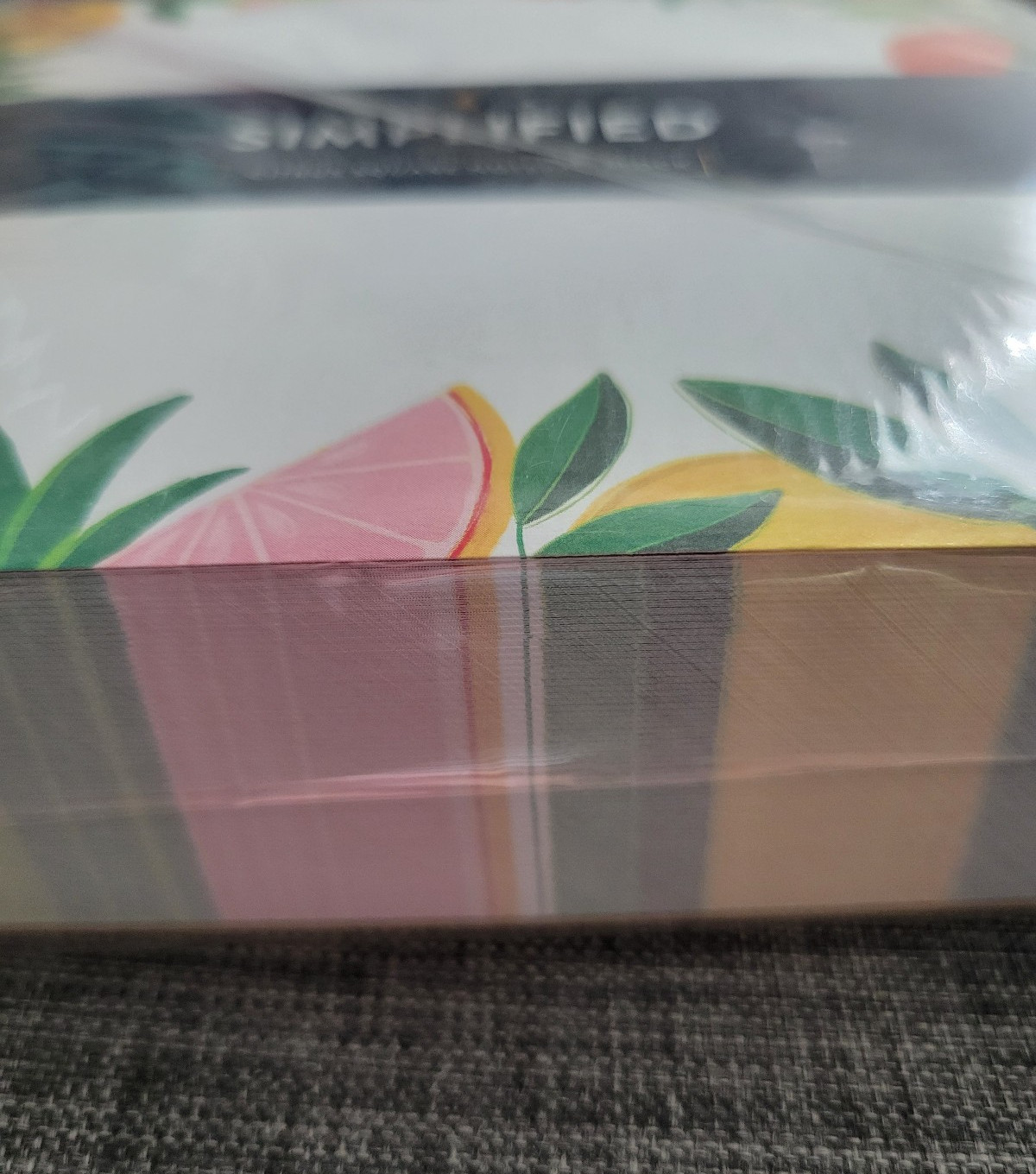 Simplified by Emily Ley Square Notepad Citrus 250 pages