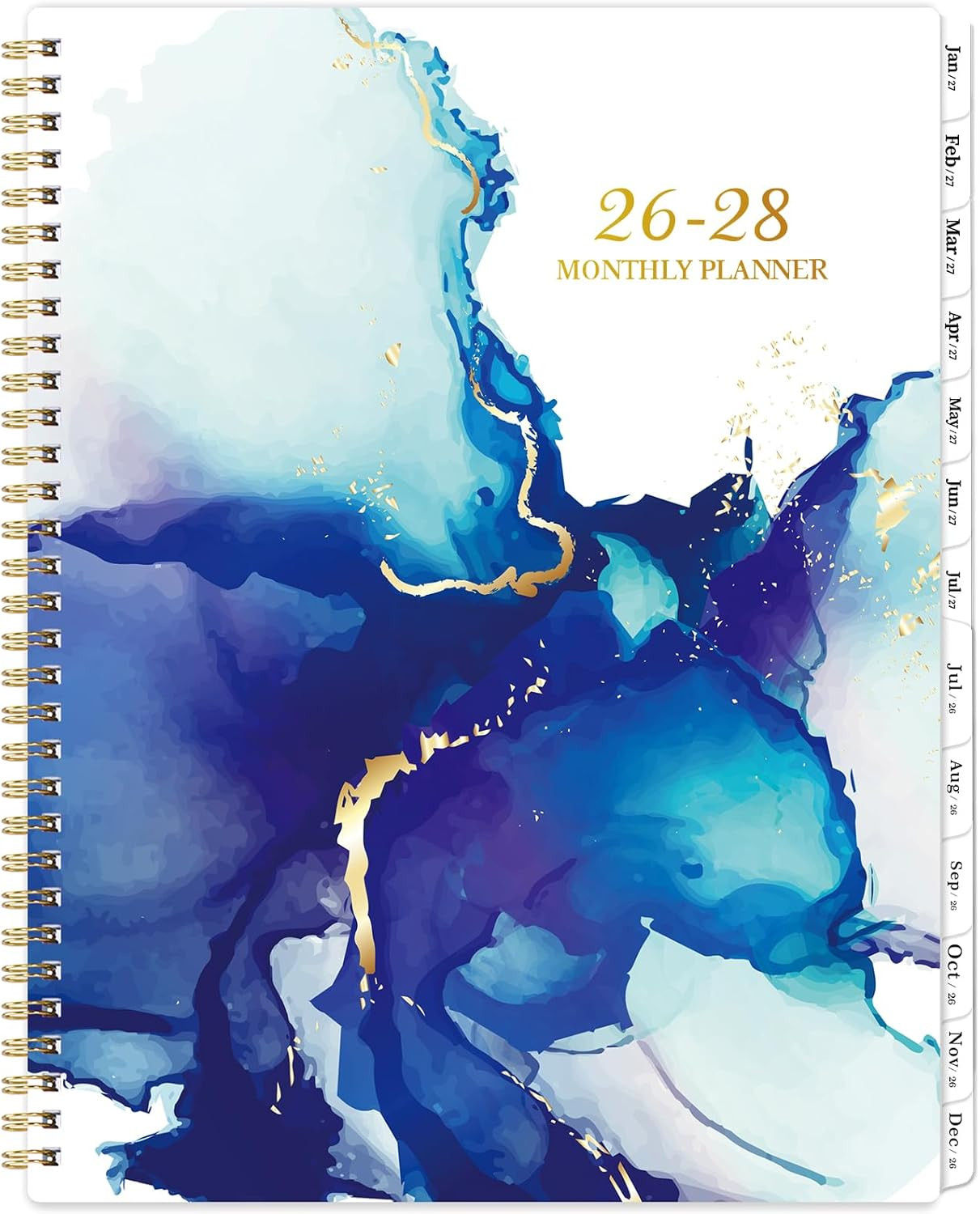 Monthly Planner 2026-2028 – 2 Year Planner 2026-2028, July 2026 – June 2028, 9″