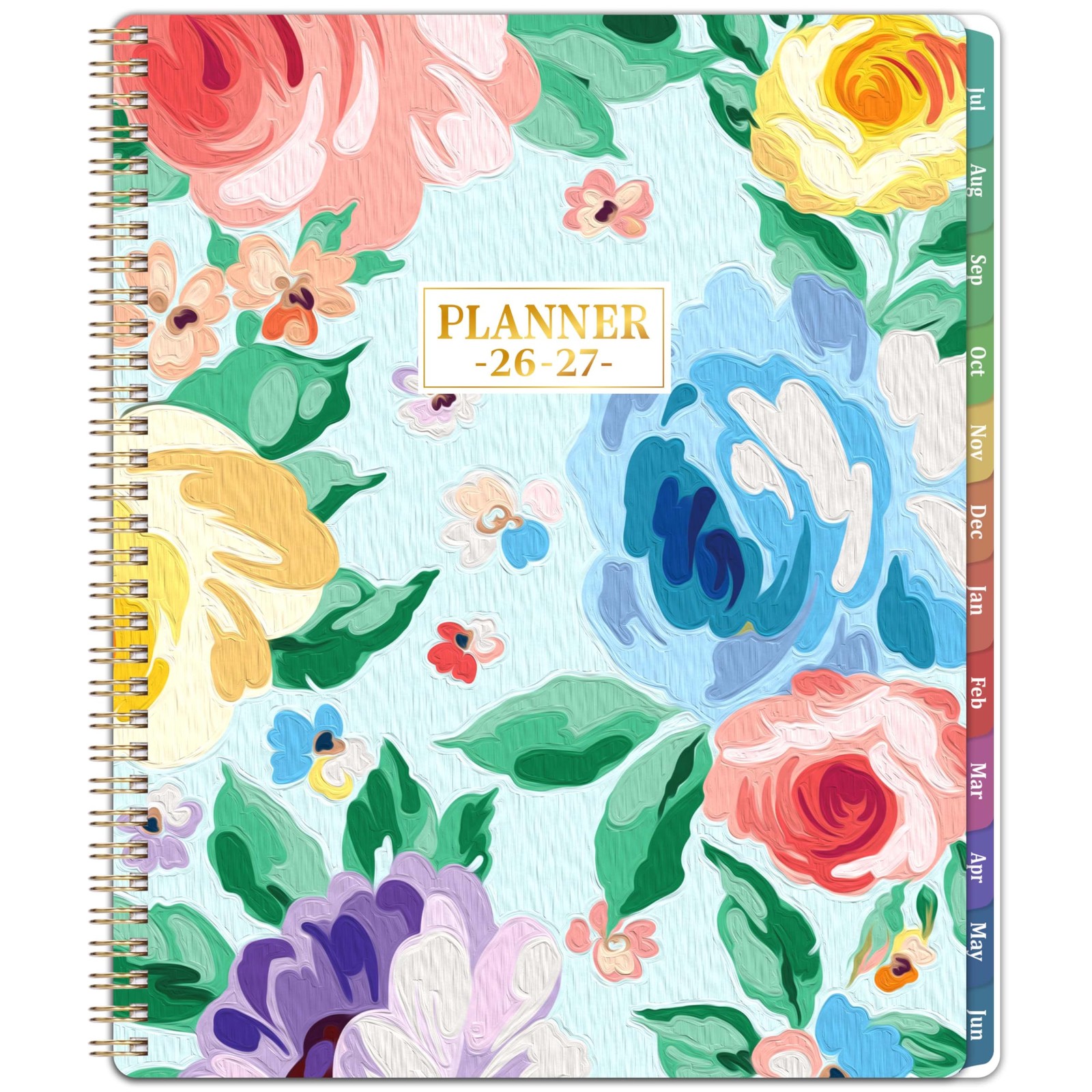 2026-2027 Planner – From JUL 2026 to JUN 2027, 9″ x 11″, Weekly and Monthly C…