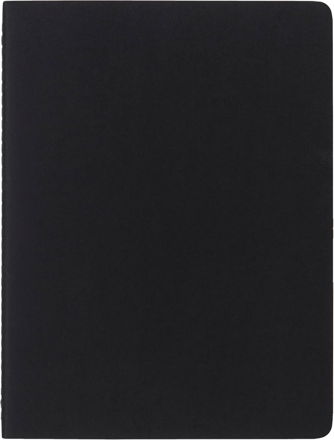 Cahier Journal, Soft Cover, Large (5″ X 8.25″) Ruled/Lined, Black, 80 Pages (Set