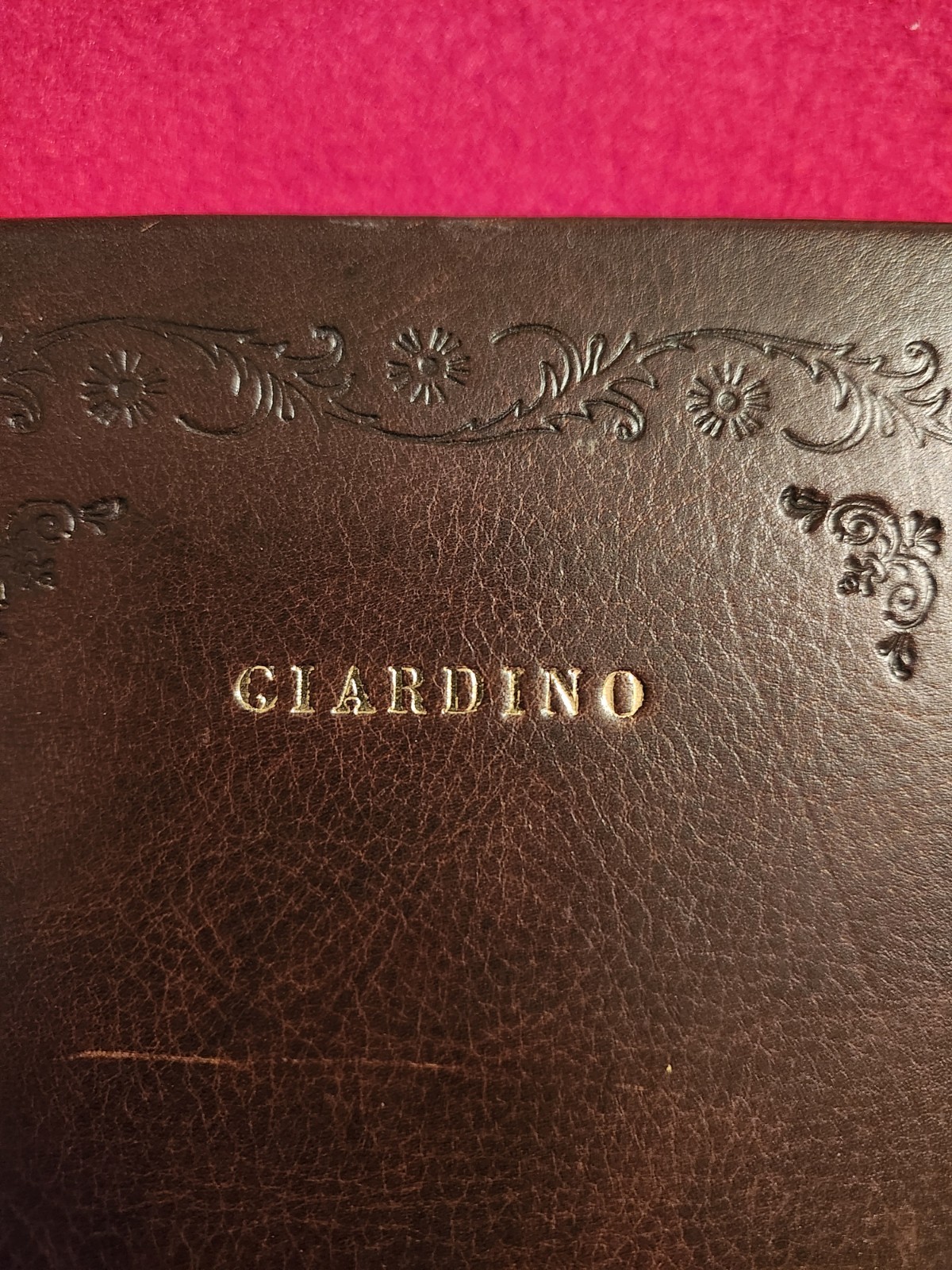IL MIO GIARDINO – MY GARDEN JOURNAL NOTEBOOK – ITALIAN & ENGLISH MADE IN ITALY.