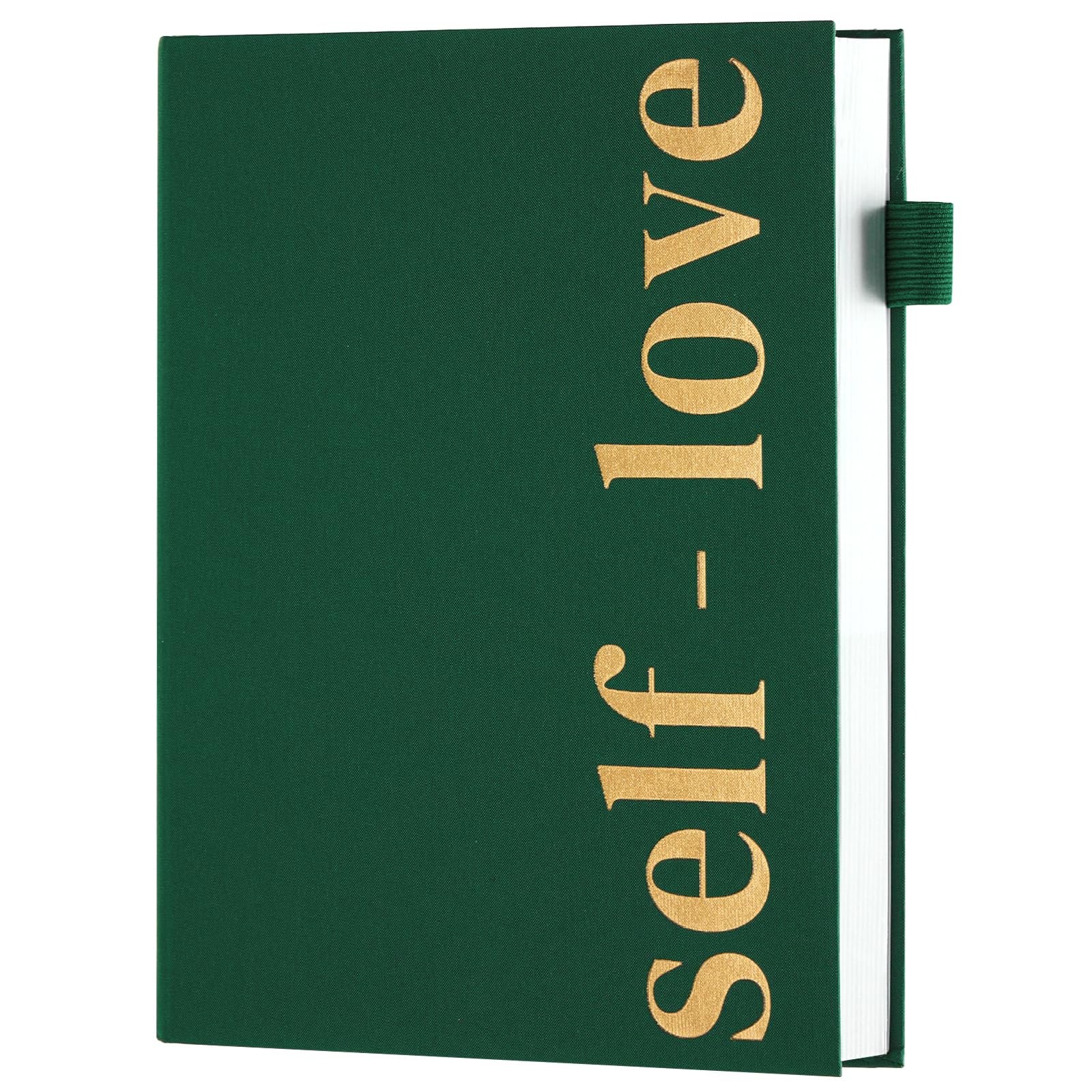 5 MINUTES A DAY Self-love Journal for Women and Man, Self-Love Dark Green