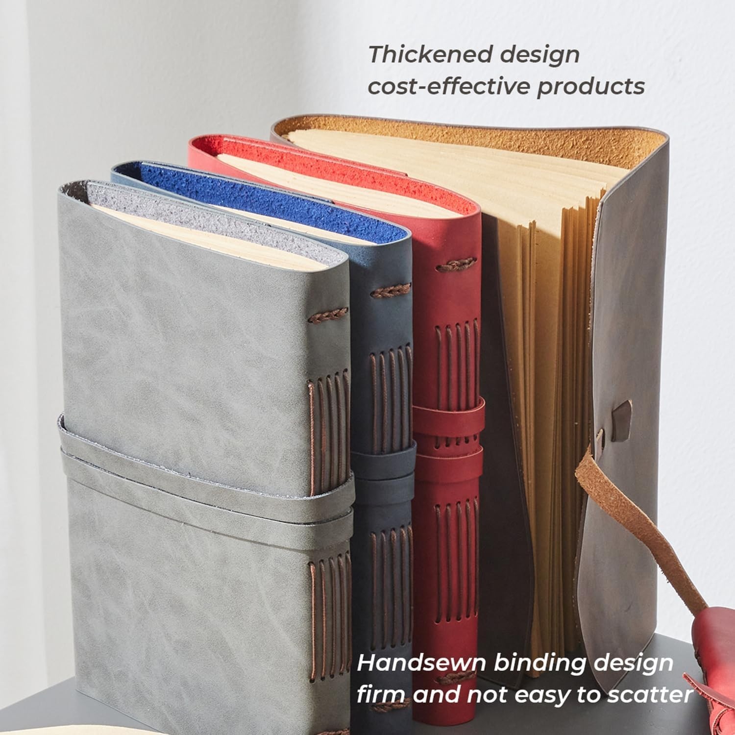 Luxury Brown Leather Journal – 260 Pages, Vintage Style for Writing & Sketching