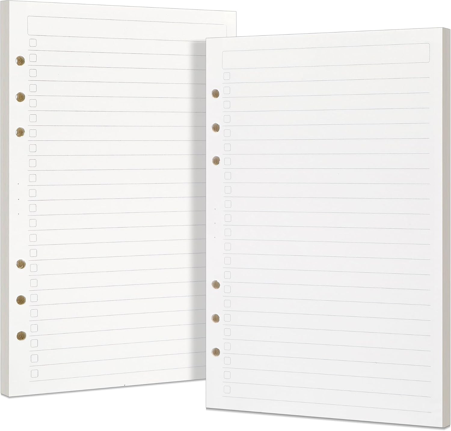 Flexible A5 Daily Planner Sheets – 160 Loose Leaf Inserts for Goal Setting
