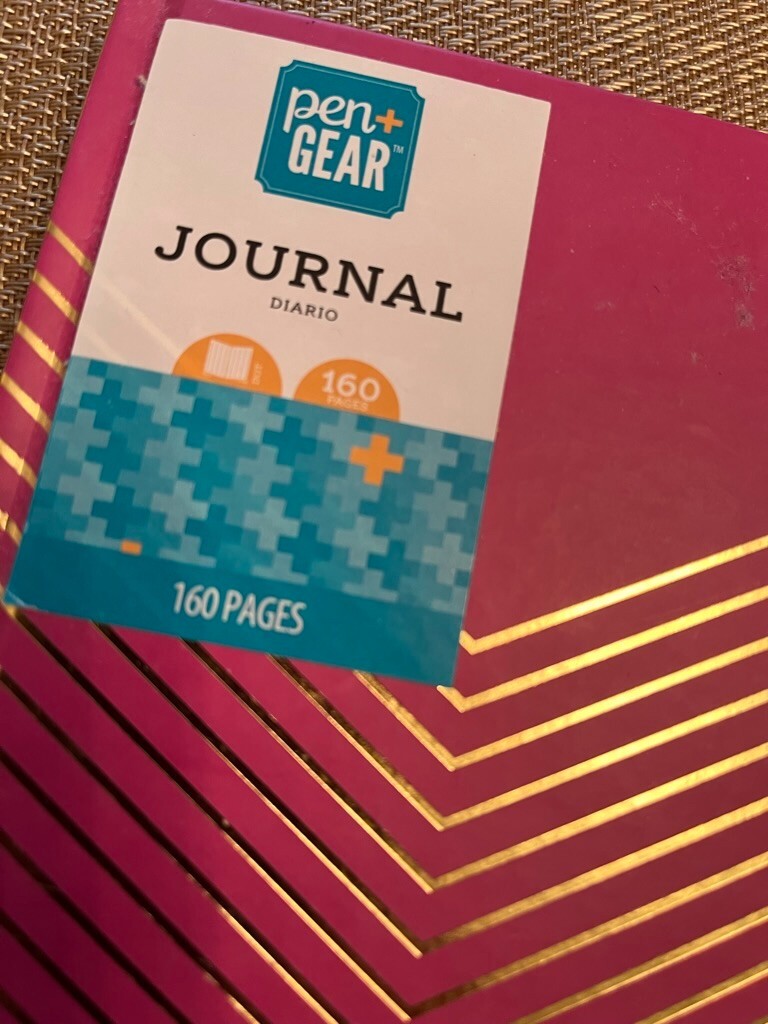 Journal pink 160 pages, 8×6 inches, lined pages, new 5 x 7 inches