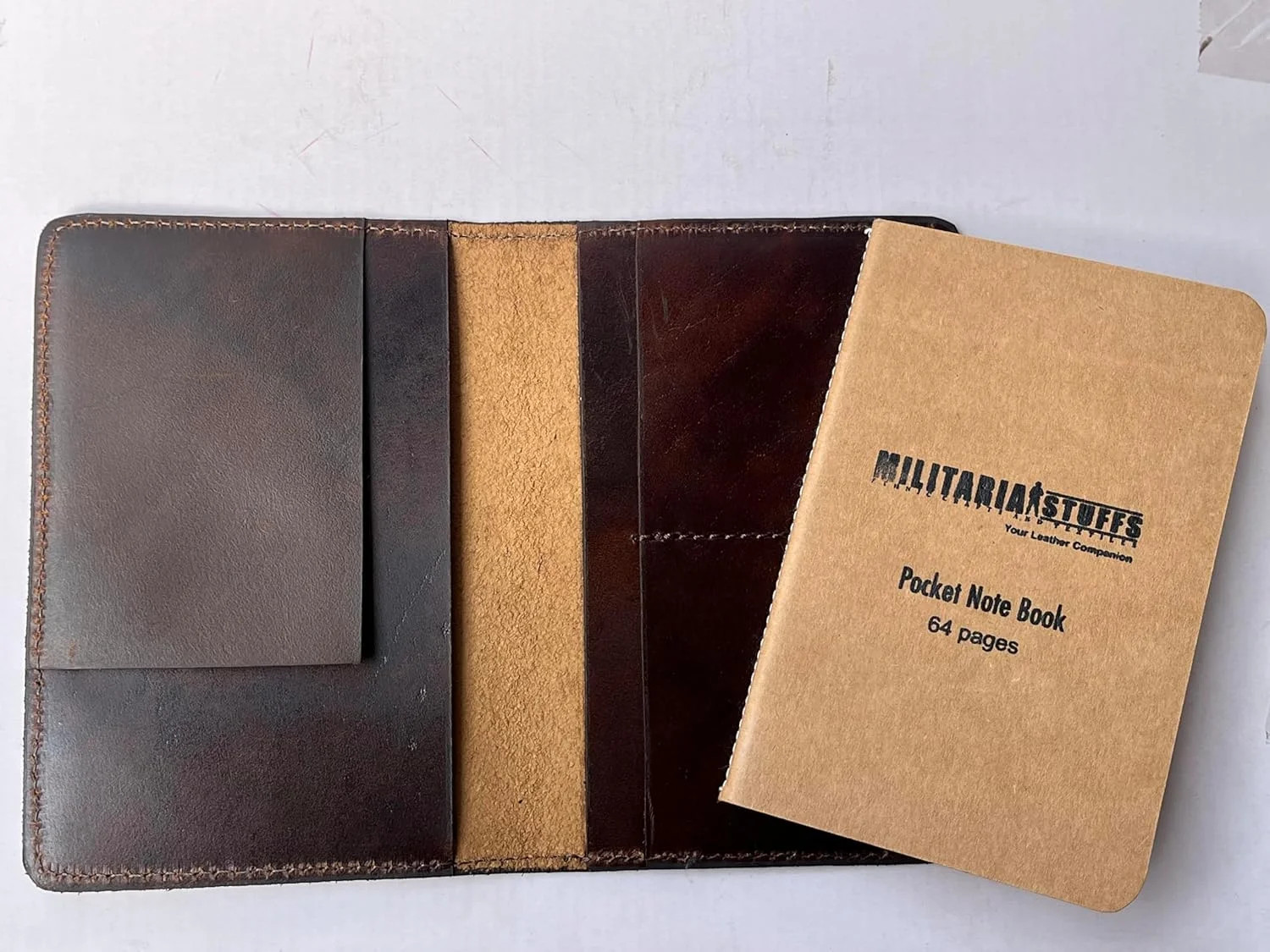 Handmade Vintage Leather Journal Cover for Field Notes – Notebook Cover for Fiel