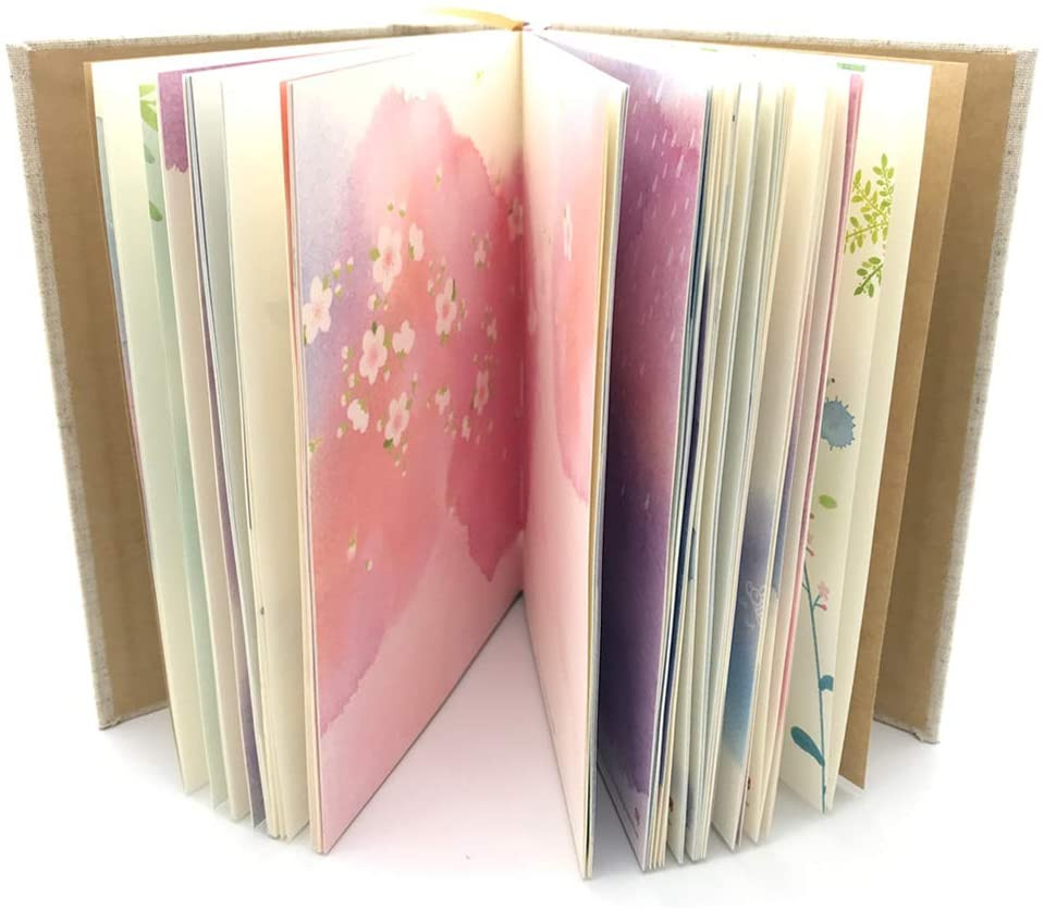 Colorful Journal Notebook,A5-Blank,Multicolor | Hand-Illustrated