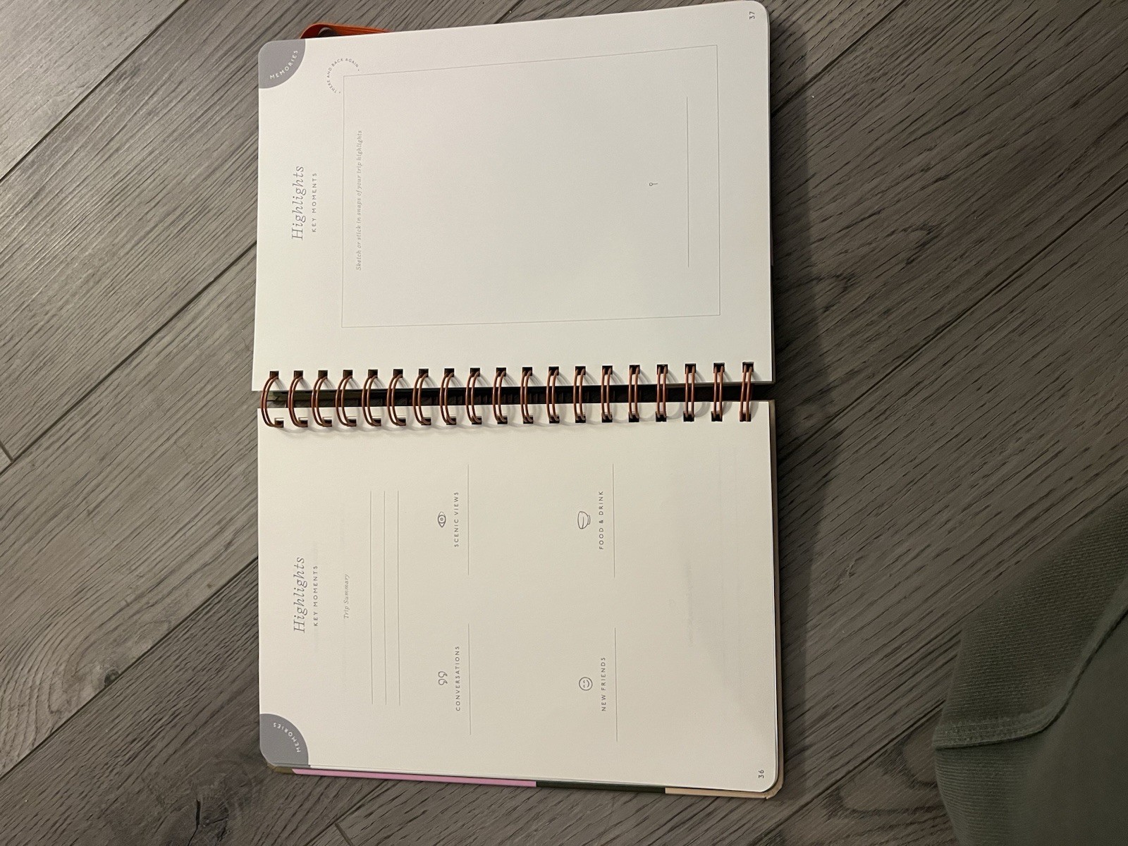 Papier Travel Journal My Adventures Journey Trip Plan Budget Packing Writing