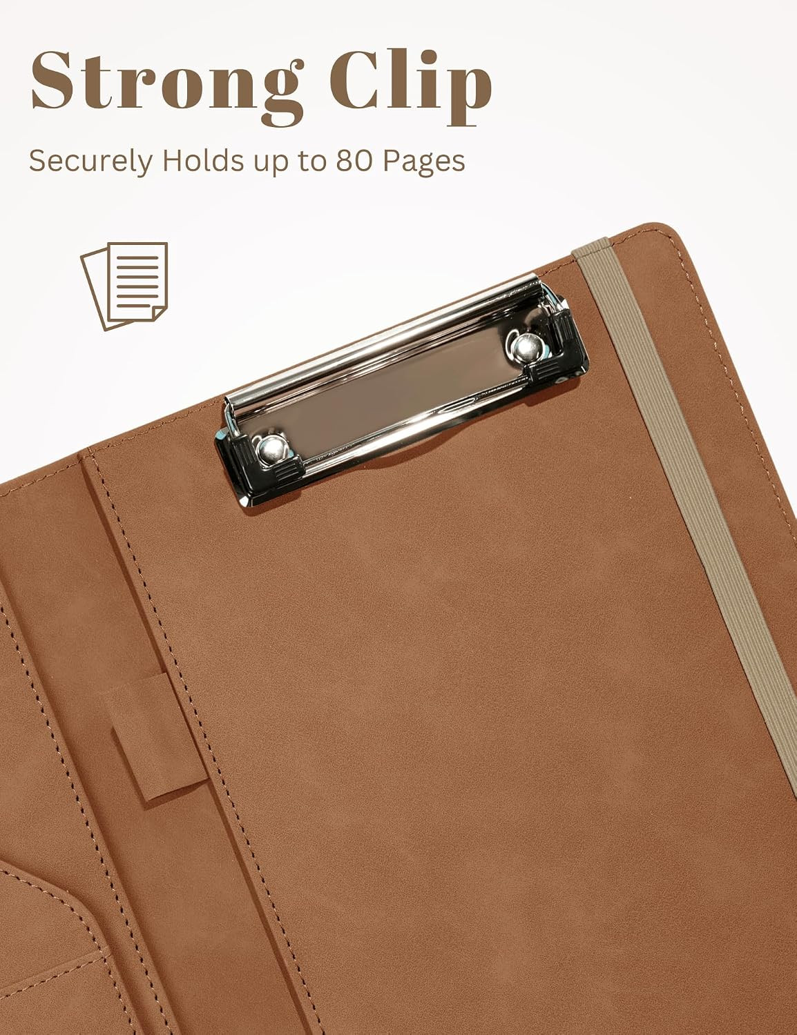 Small Padfolio Clipboard Folder for 5X8 Inch Writing Pads, Compact A5 Portfolio