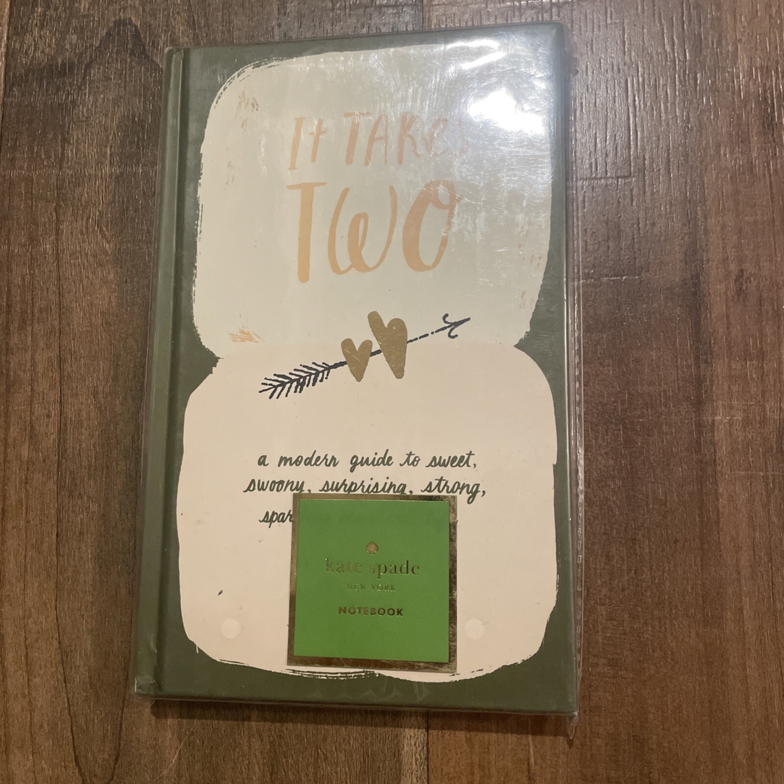 Kate Spade New York It Takes Two, Two Hearts Blush Notebook New!