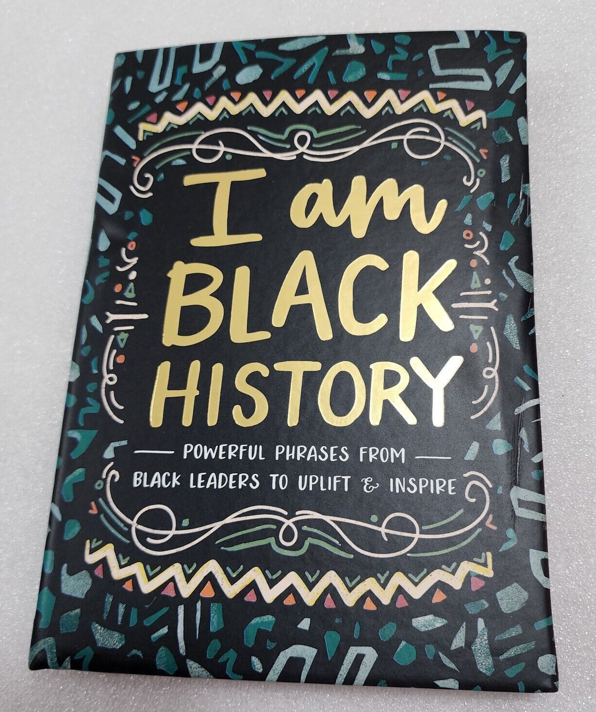 Eccolo Lined Journal Notebook, “I Am Black History” – 6 x 8 inches
