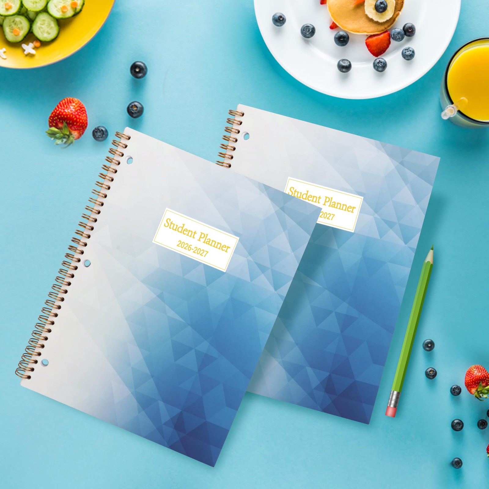 Student Planner 2026-2027 – Monthly and Weekly School 8.2 X 10.7 inches, Blue