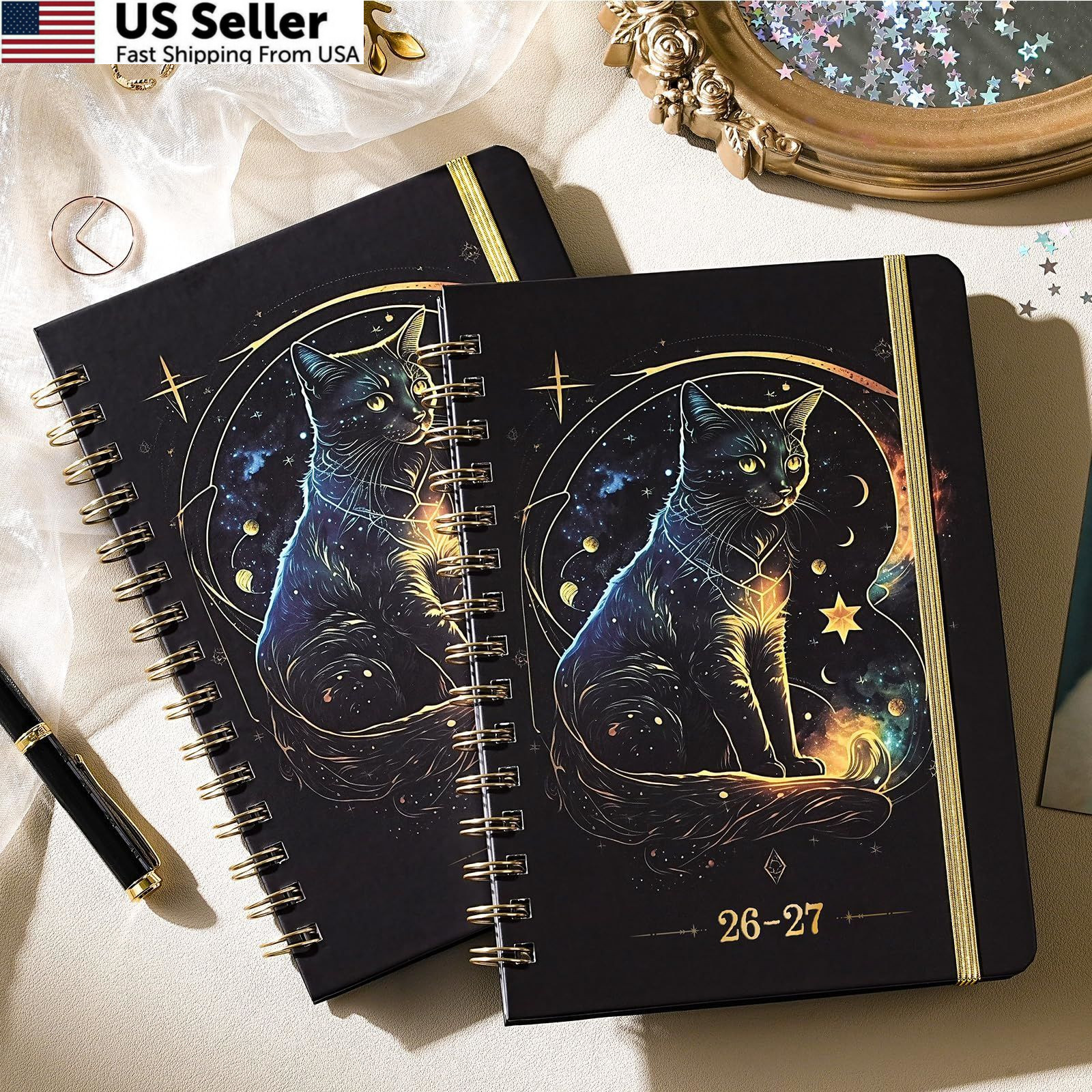 Planner 2026-2027 – Academic 2026-2027, 26-27 8.4″ x 6.3″, Black