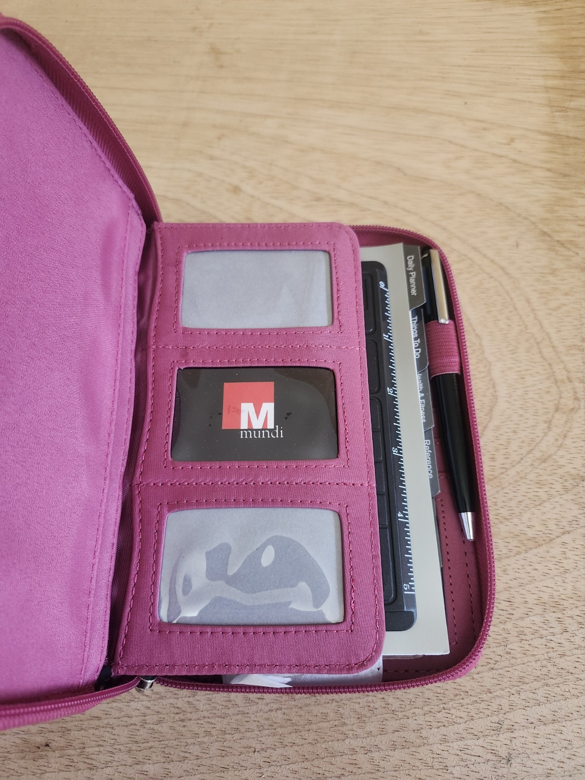 Mundi My Big Fat Agenda 6 Ring Planner Personal Organizer Pink